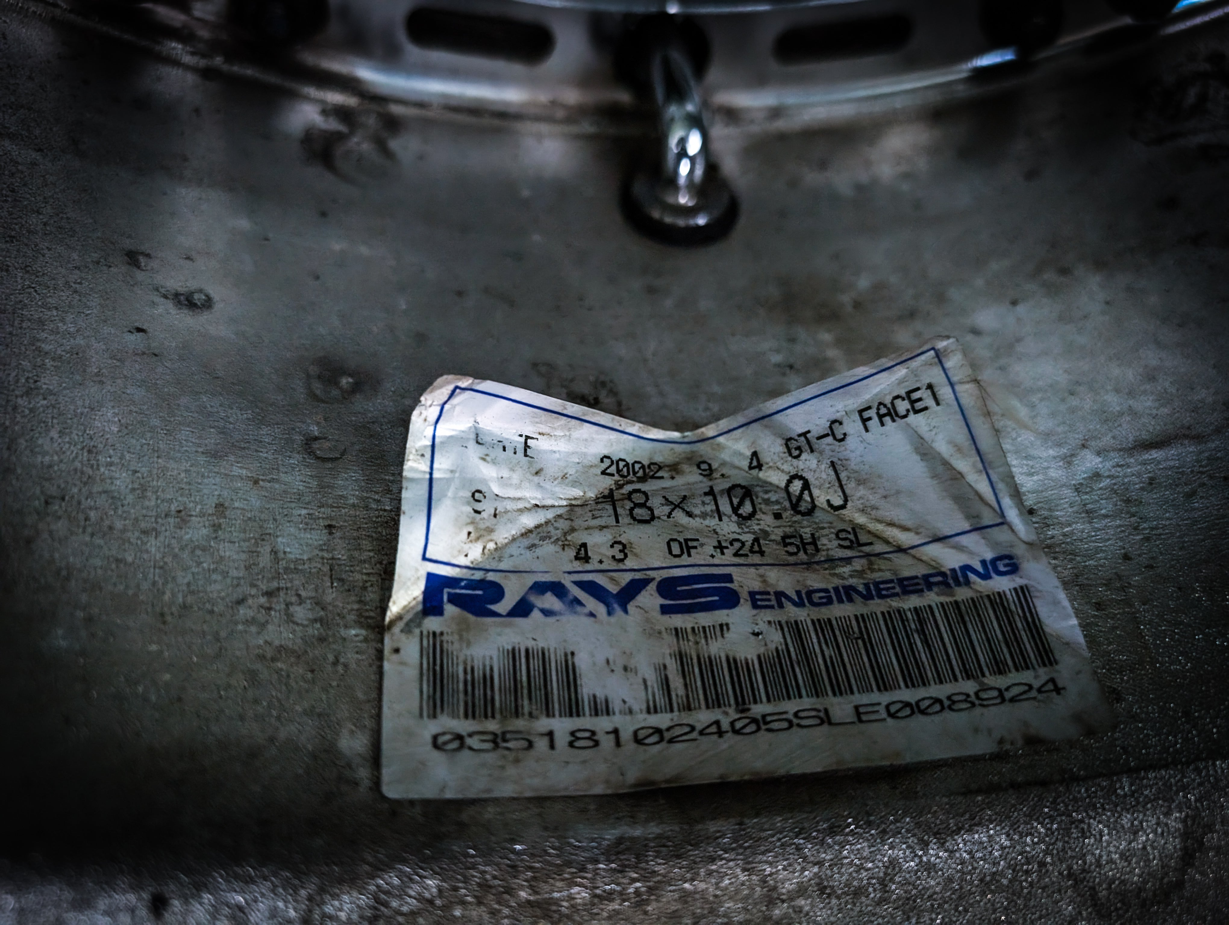 18" VOLK RAYS GTC Face 1 High Bright Silver 2 Piece Wheels x 4