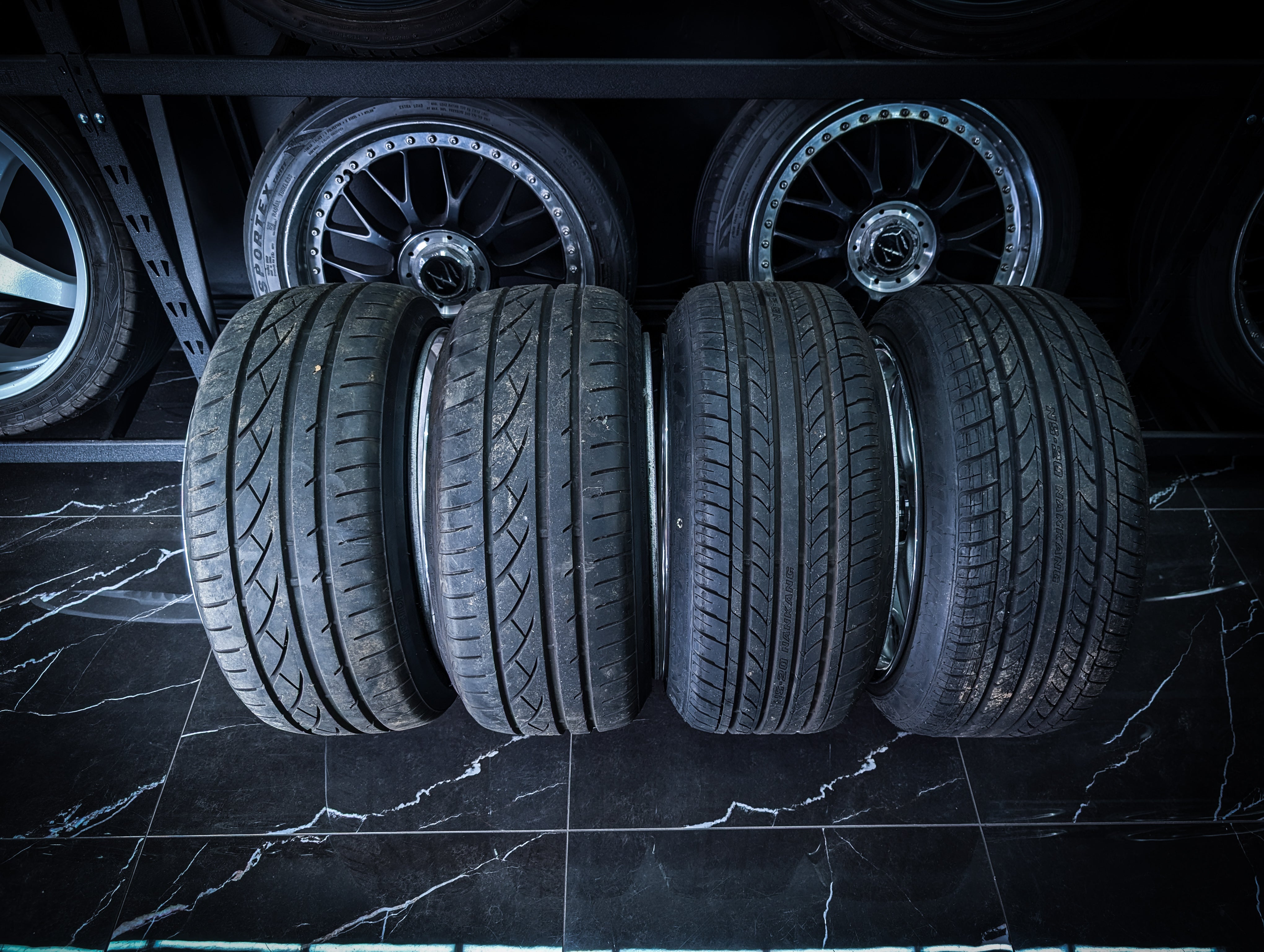 18" VOLK RAYS GTC Face 1 High Bright Silver 2 Piece Wheels x 4