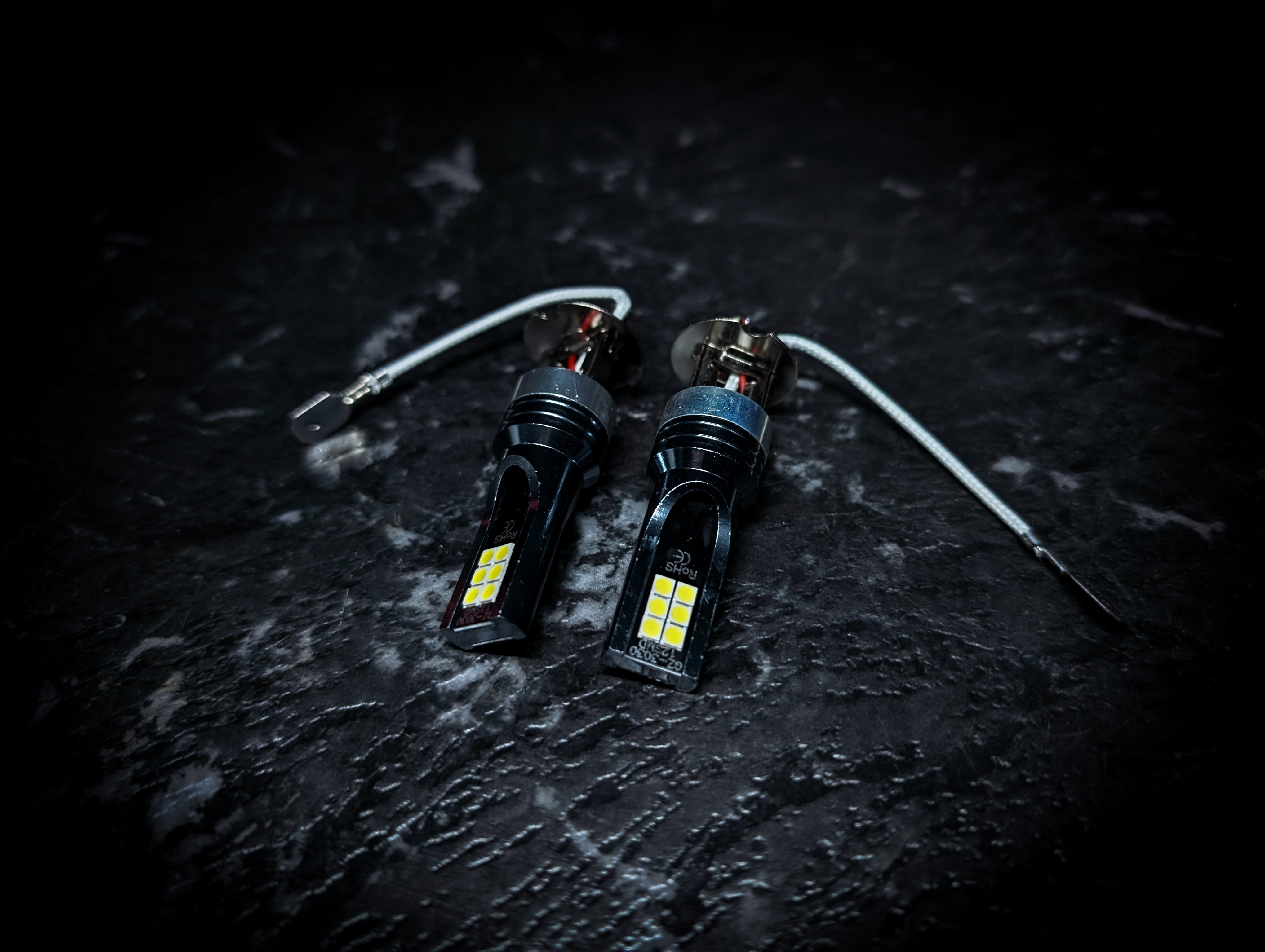 H3 Ultra White 6000k LED Car Headlight Globes