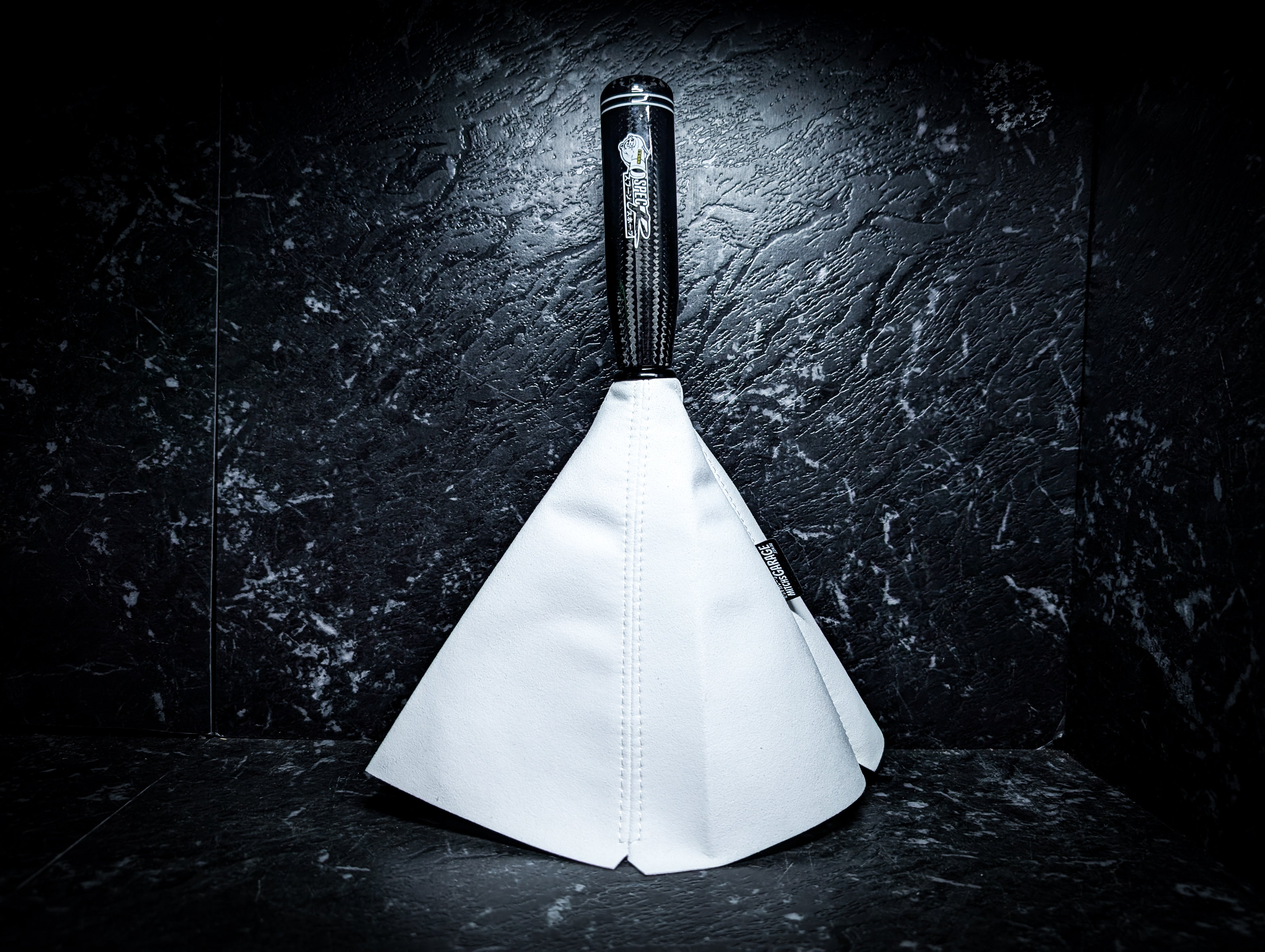 NEW! Polar White Alcantara Manual Gear Boot