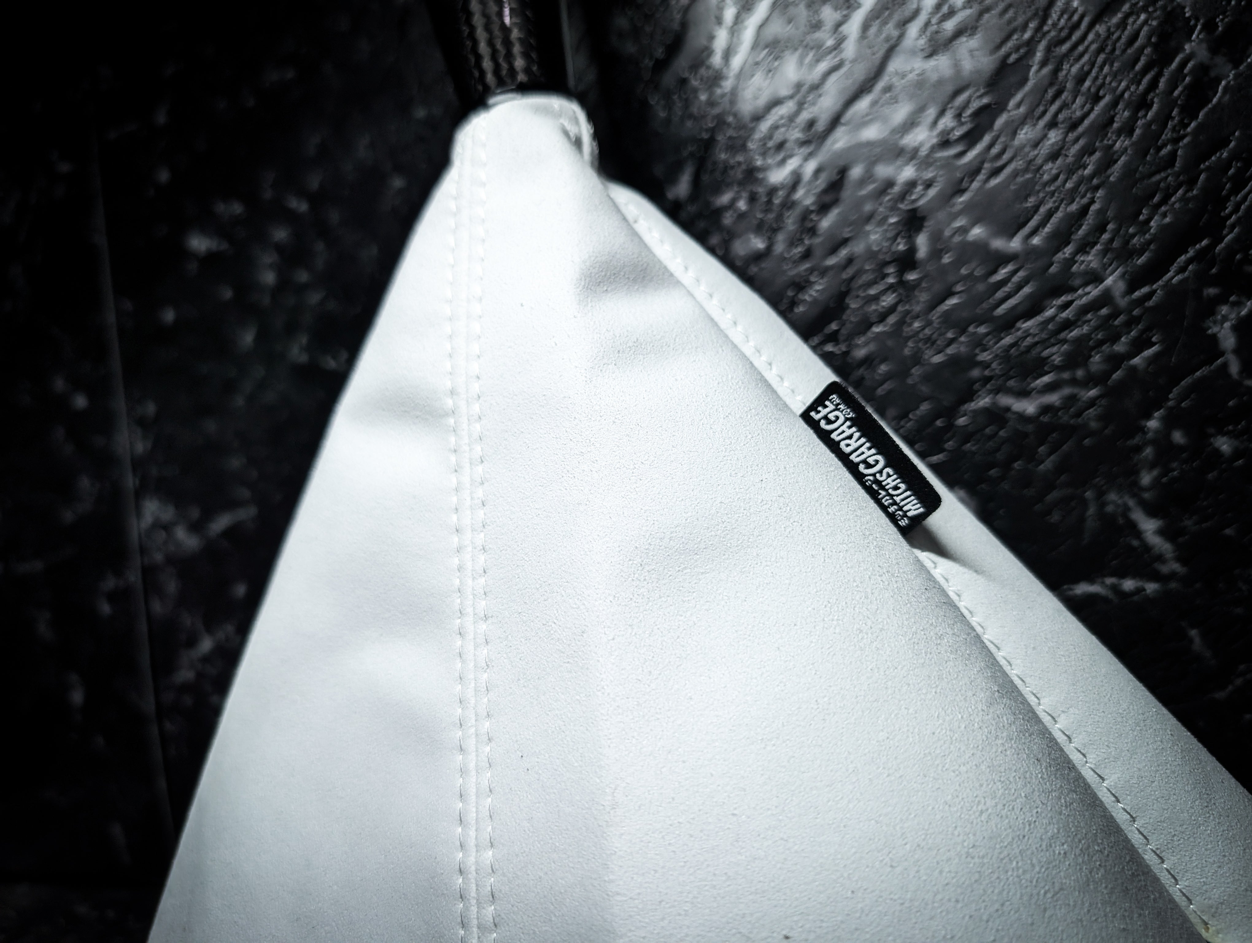 NEW! Polar White Alcantara Manual Gear Boot