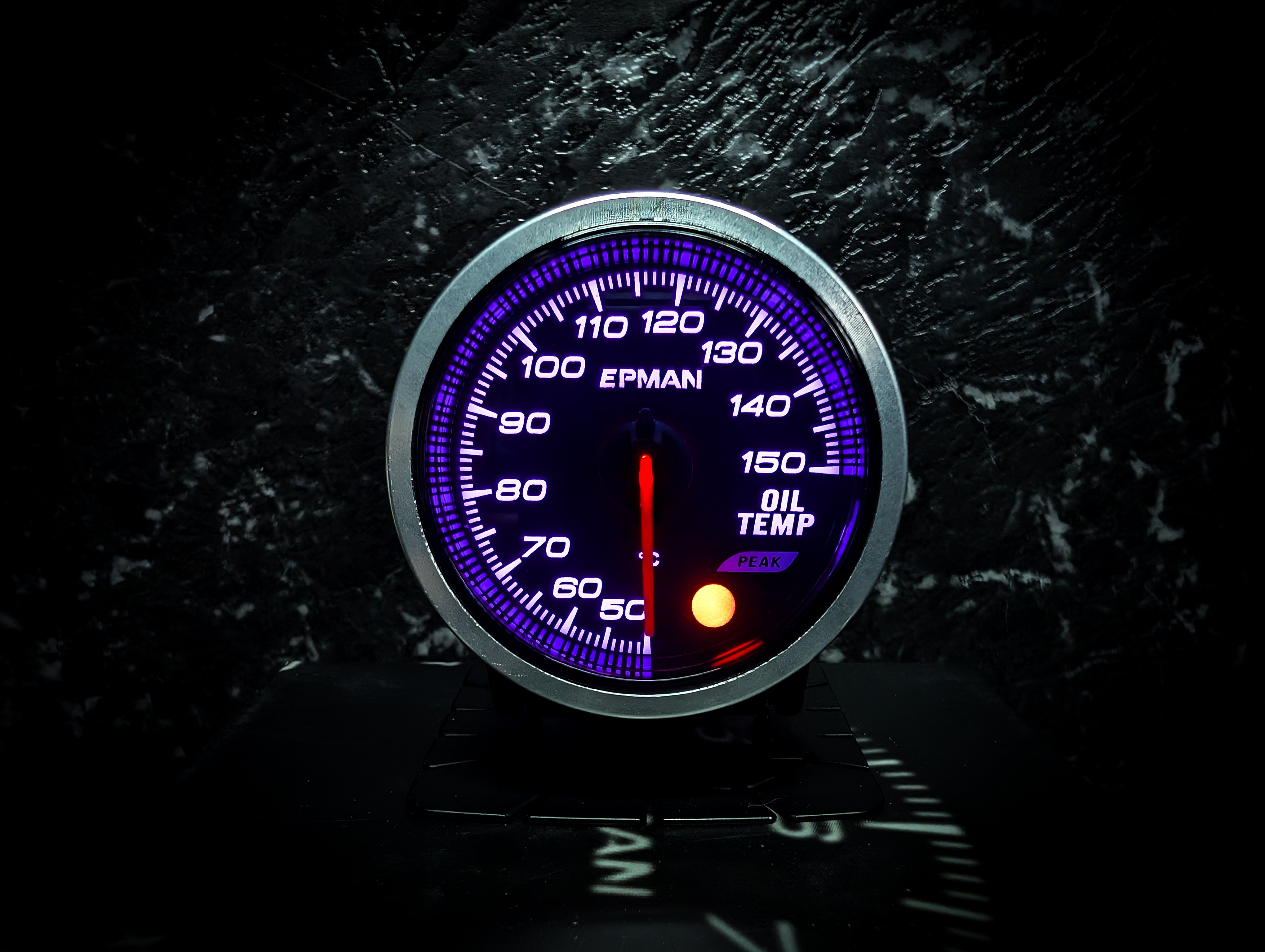 10 Colour Variable Stepper Motorized 52mm Oil Temperature Gauge