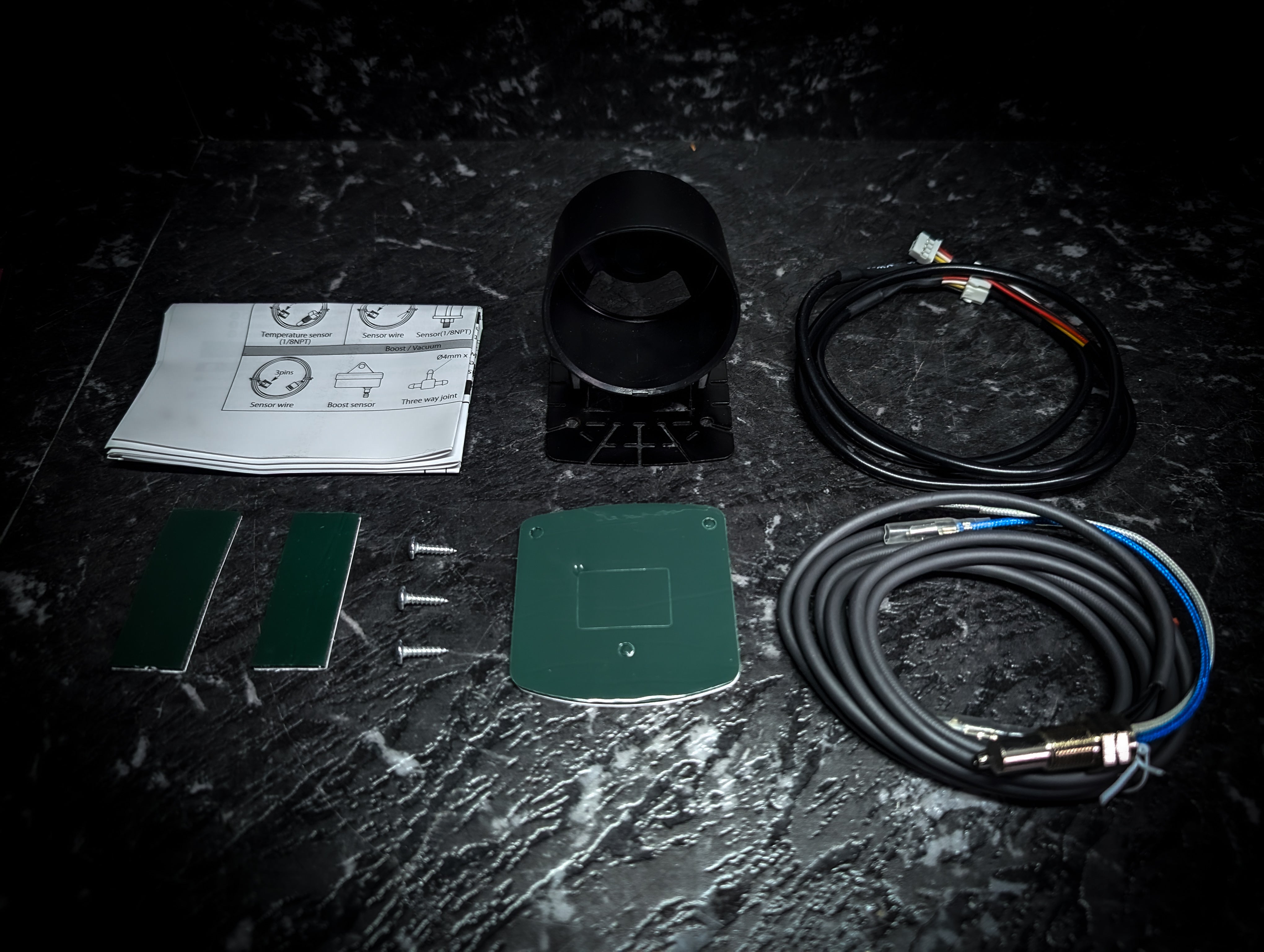 10 Colour Variable Stepper Motorized 52mm Oil Temperature Gauge