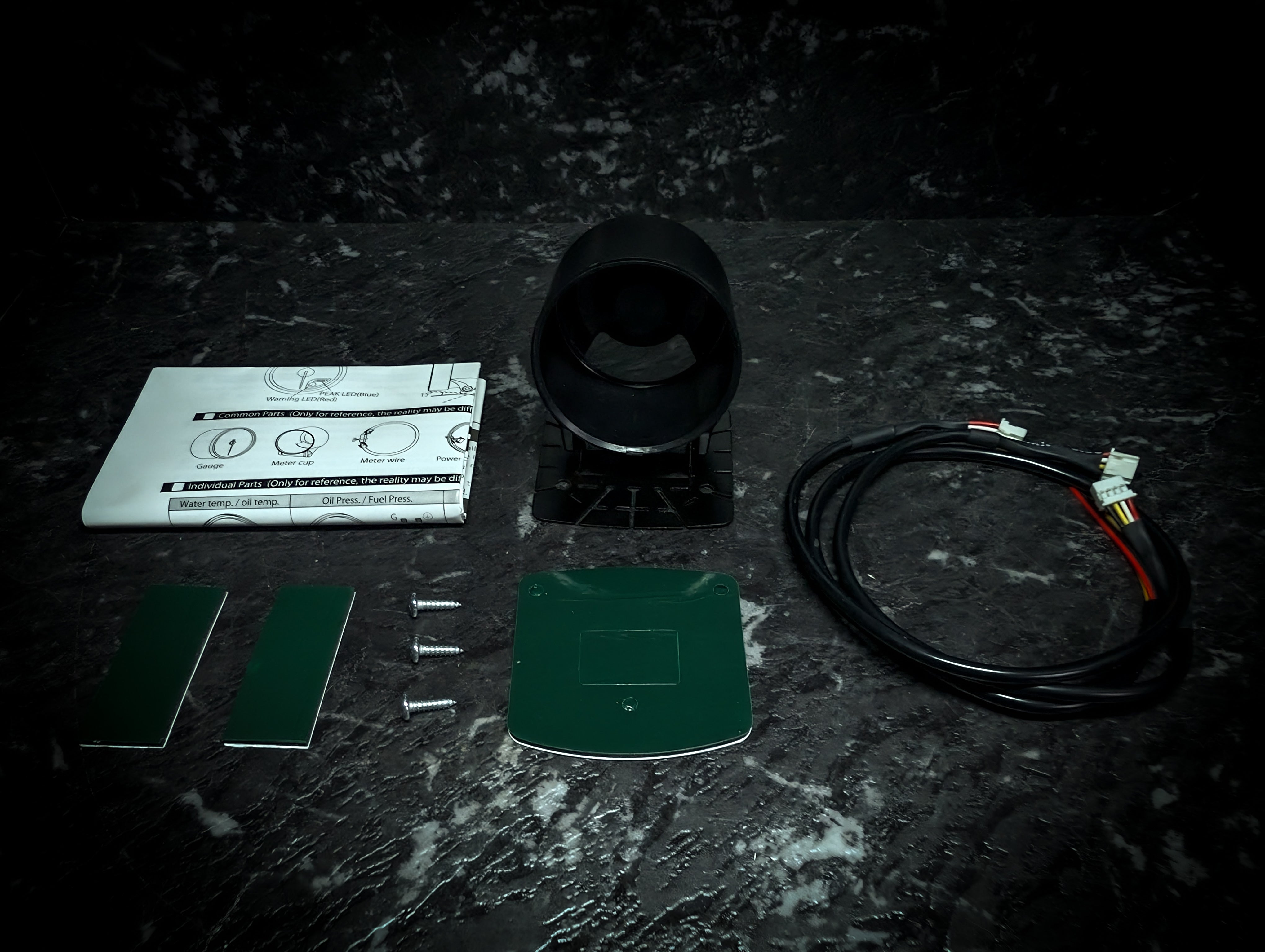 10 Colour Variable Stepper Motorized 52mm Volt Gauge