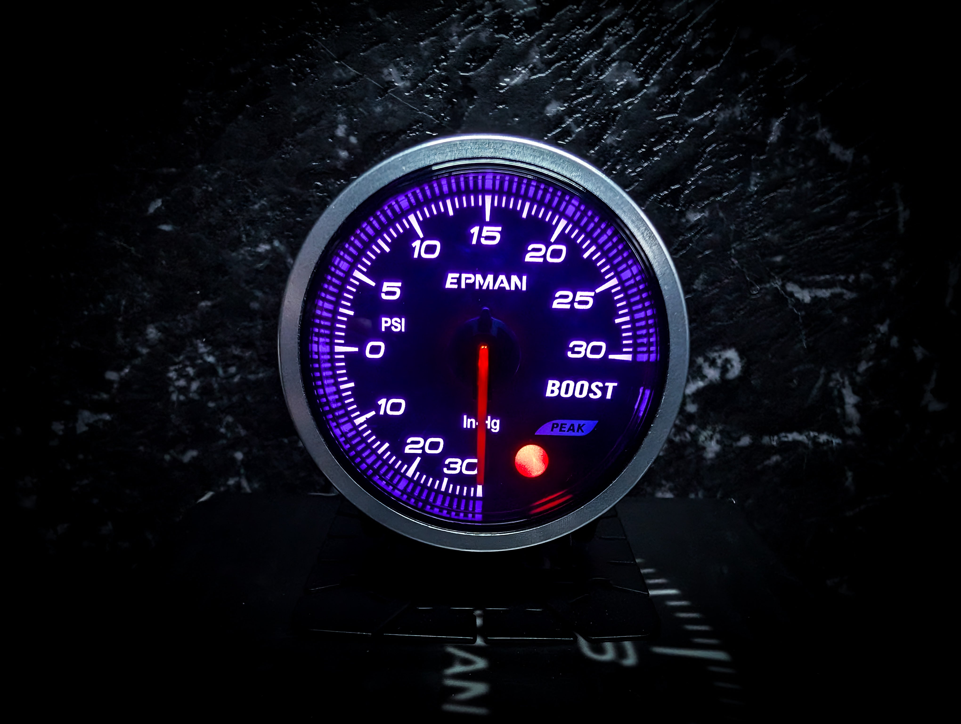 10 Colour Variable Stepper Motorized 52mm Boost Gauge