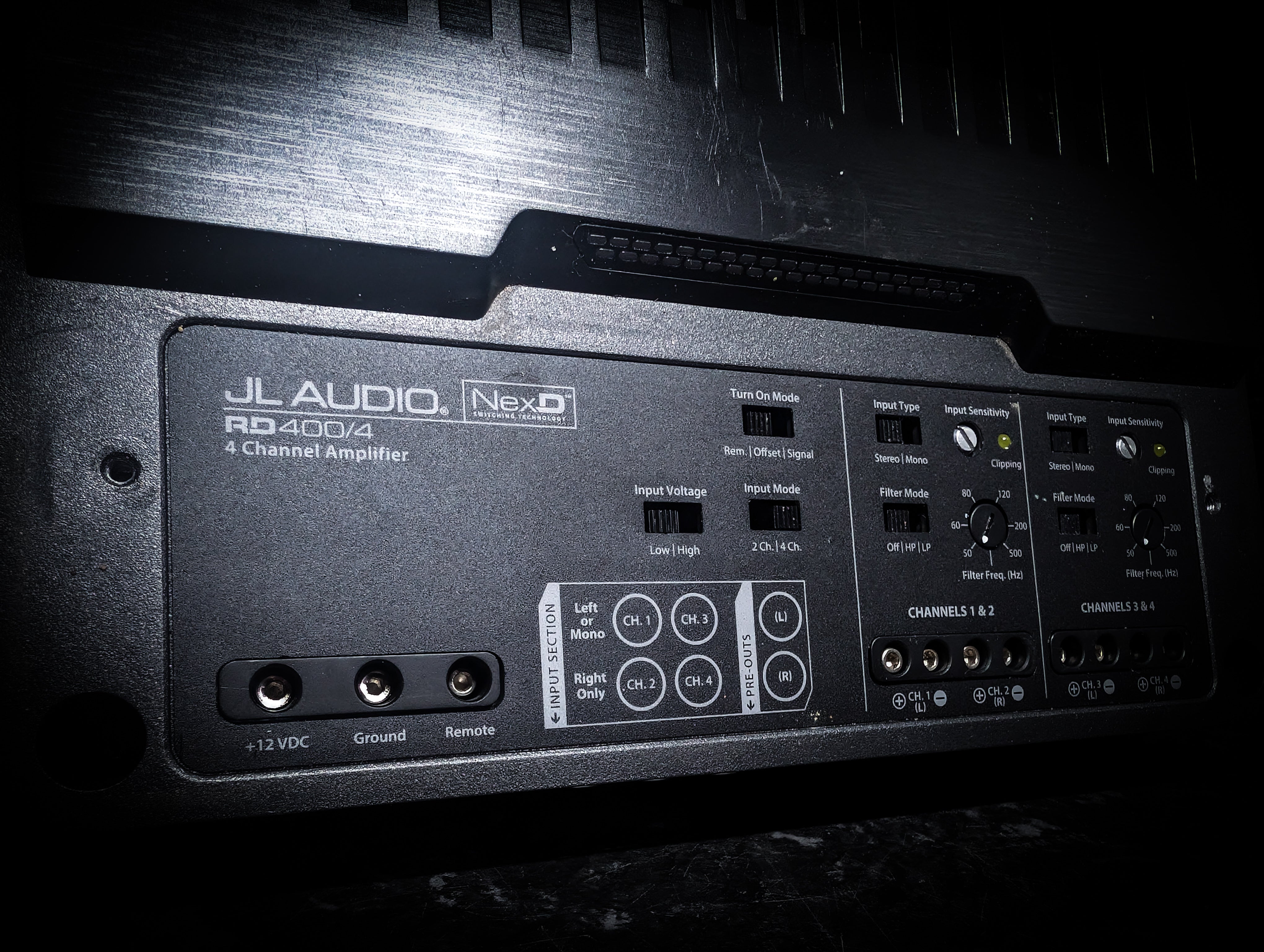 JL AUDIO 400watt RMS 4 Channel Premium Amplifier