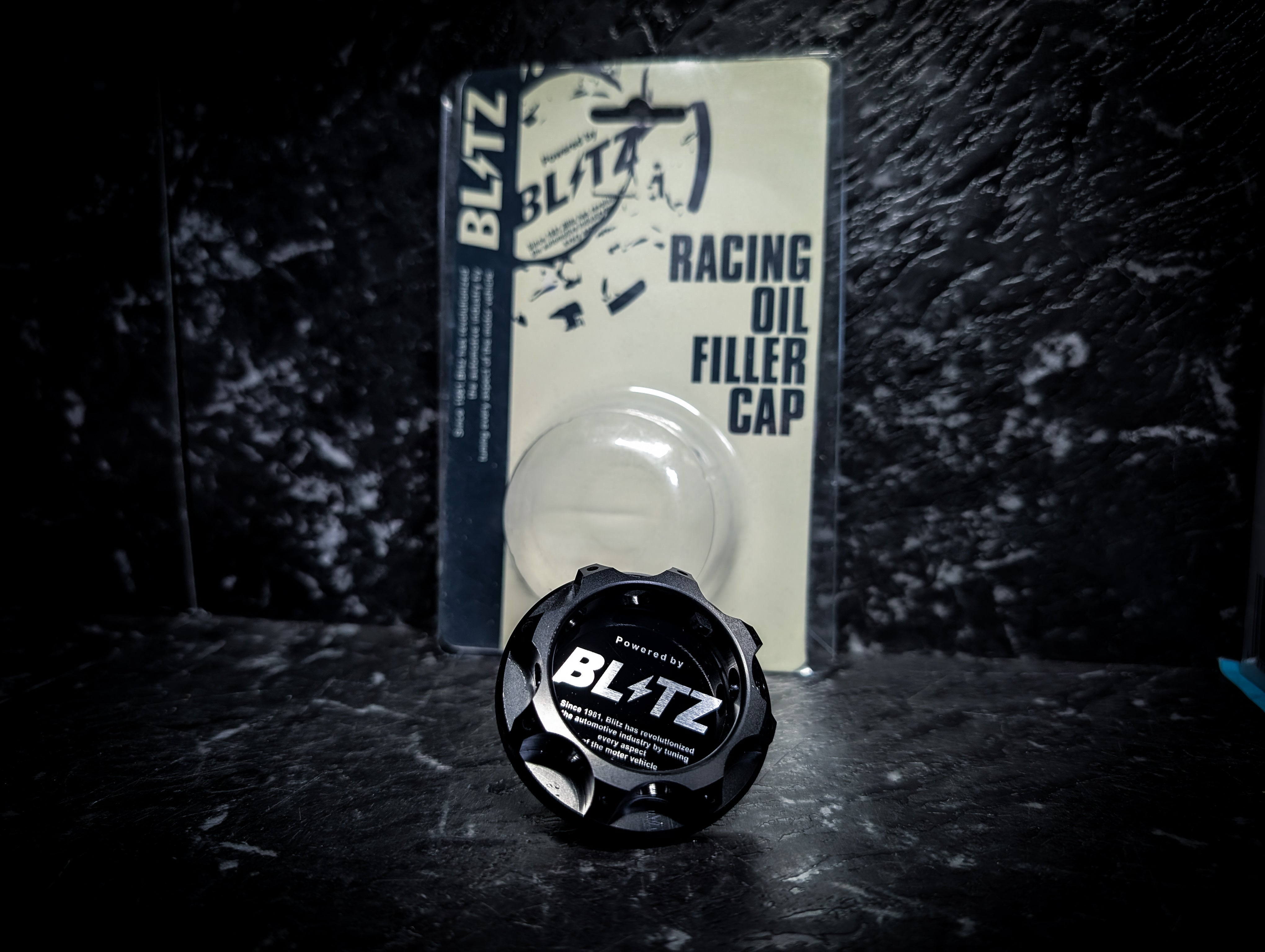 BLITZ Anodized Black Nissan/Honda Oil Filler Cap