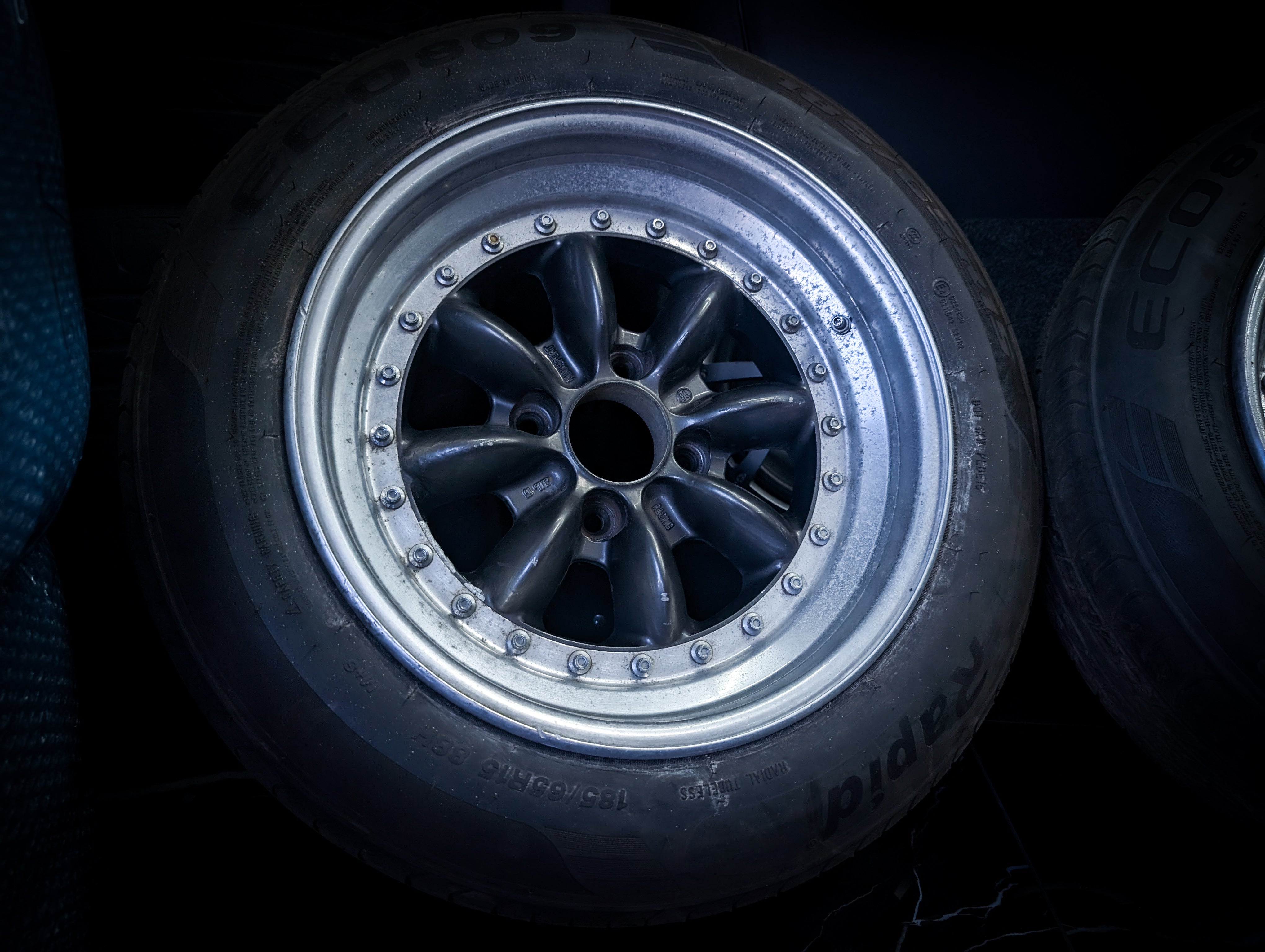 15" PANASPORT C8R Multi Piece Staggared Wheels x 4