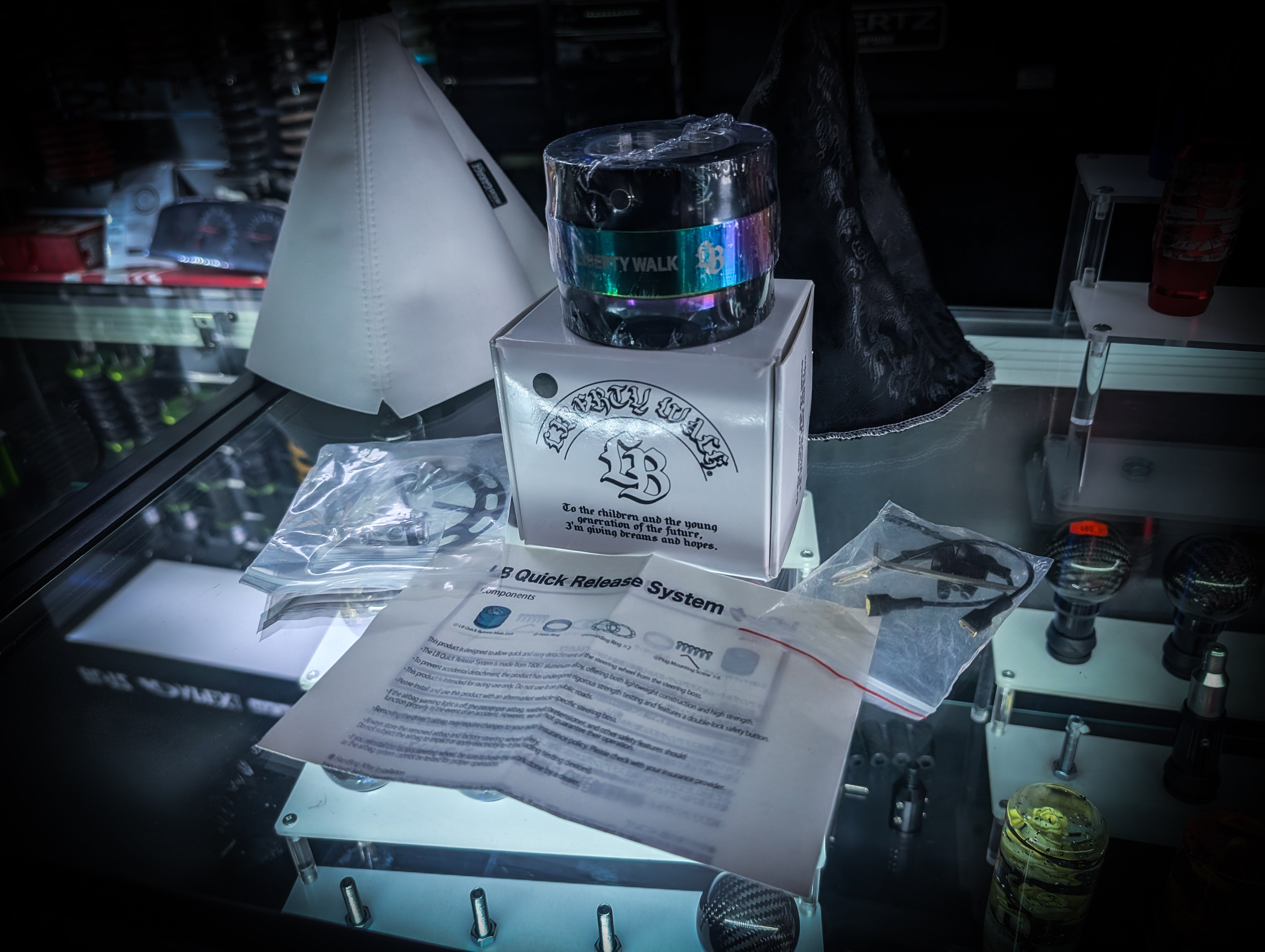 LIBERTY WALK | Neo Chrome Steering Wheel Quick Release