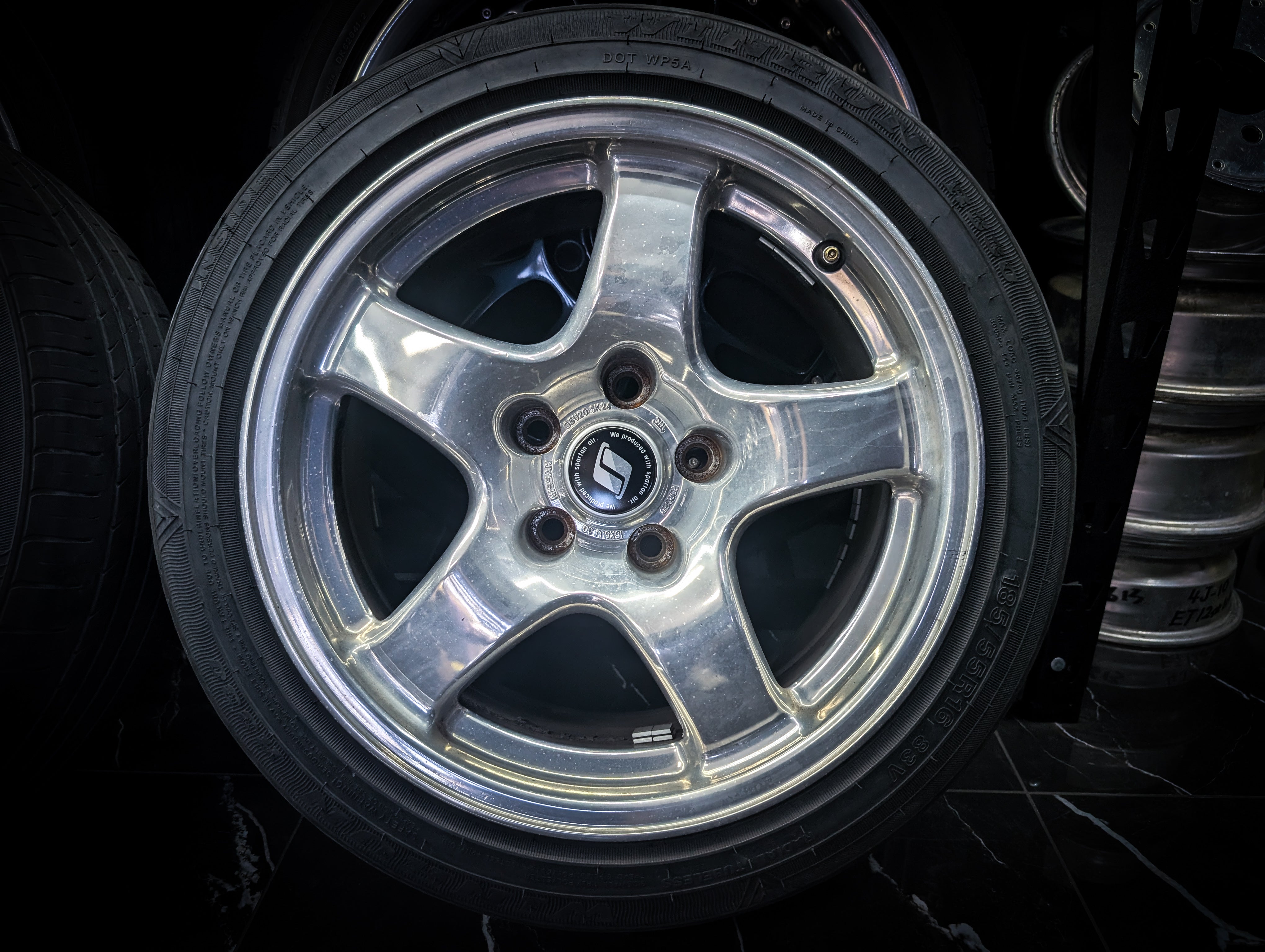16" Polished Nissan R32 GTR Forged Wheels x 4