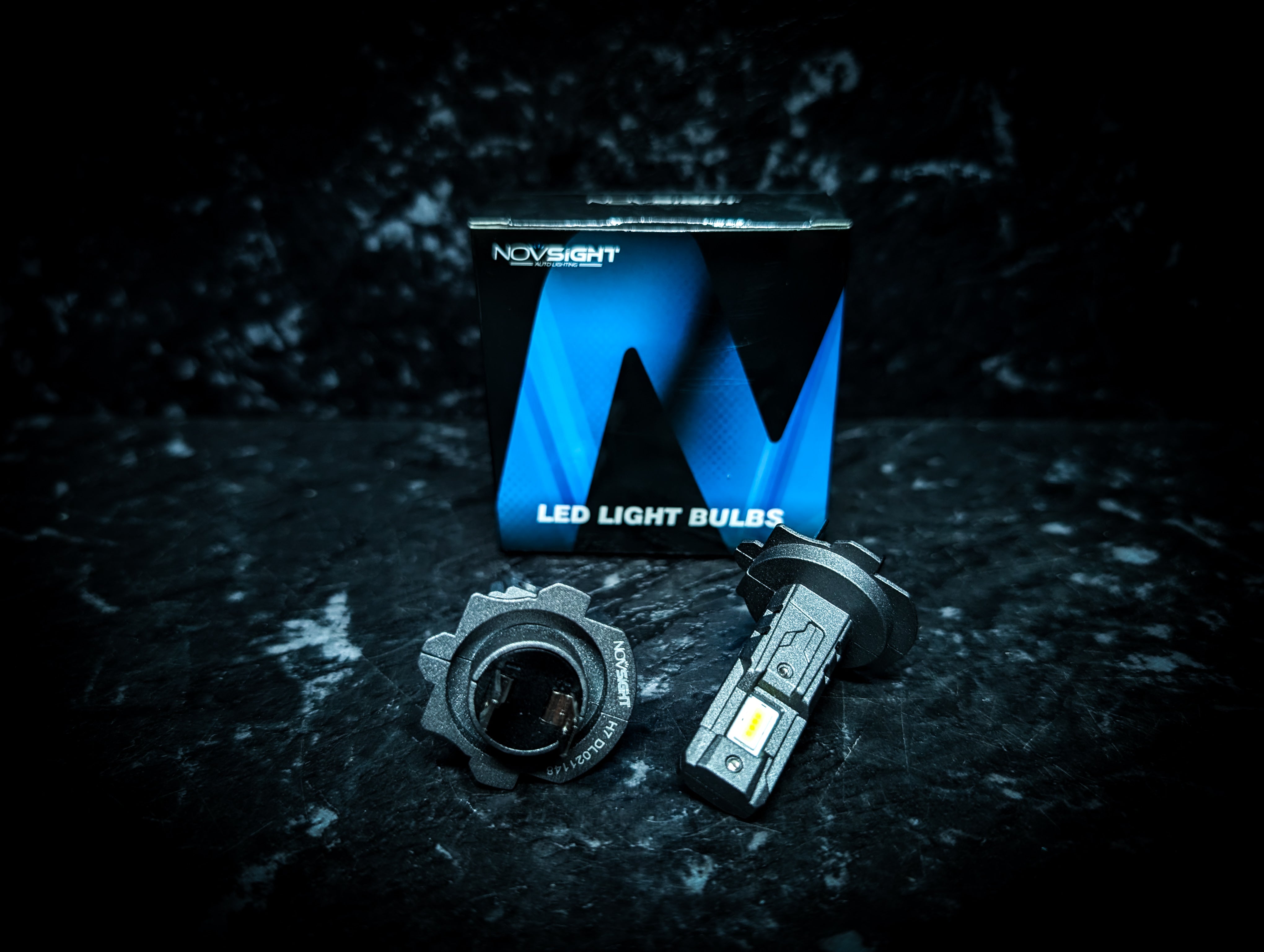 NOVSIGHT H7 Ultra White 6000k LED Car Headlight Globes