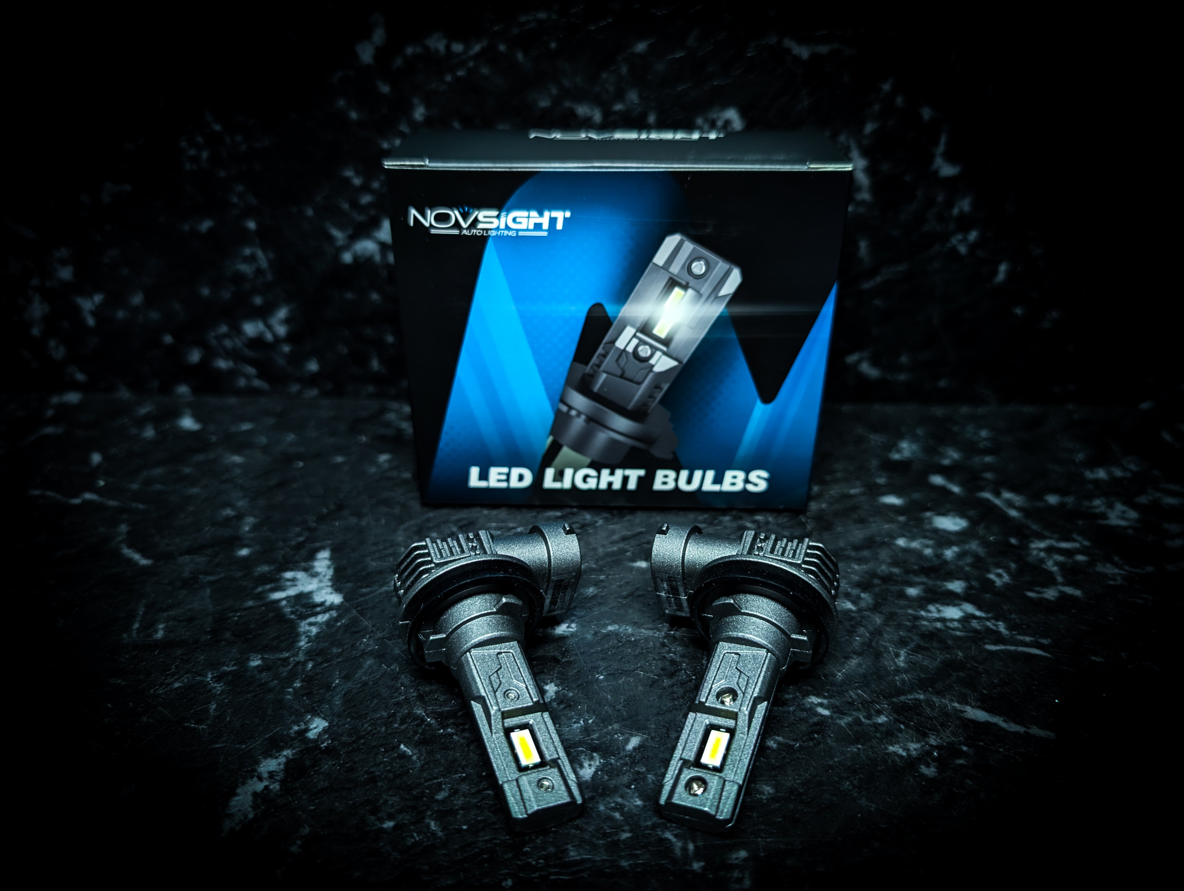 NOVSIGHT H11 Ultra White 6000k LED Car Headlight Globes