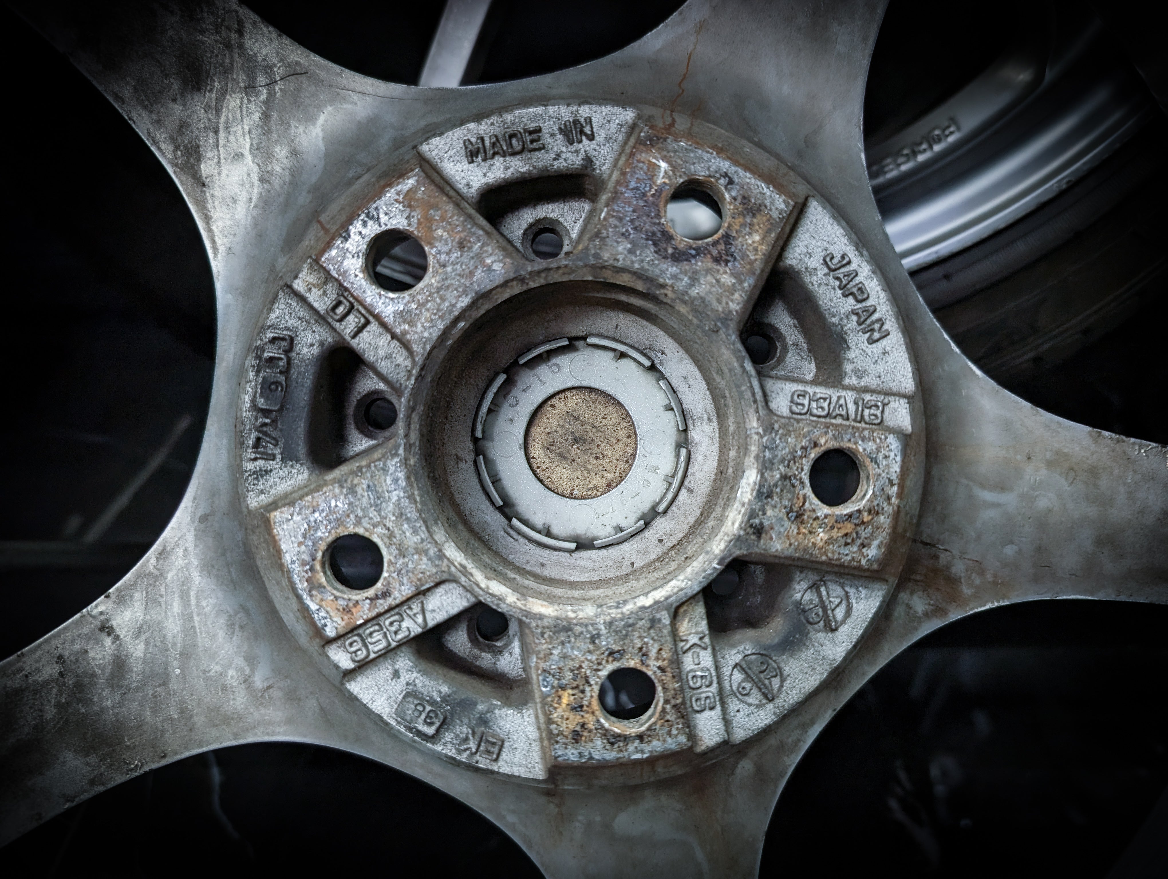 17" ENKEI Deep Dish Circular GTA Staggered Wheels x 4