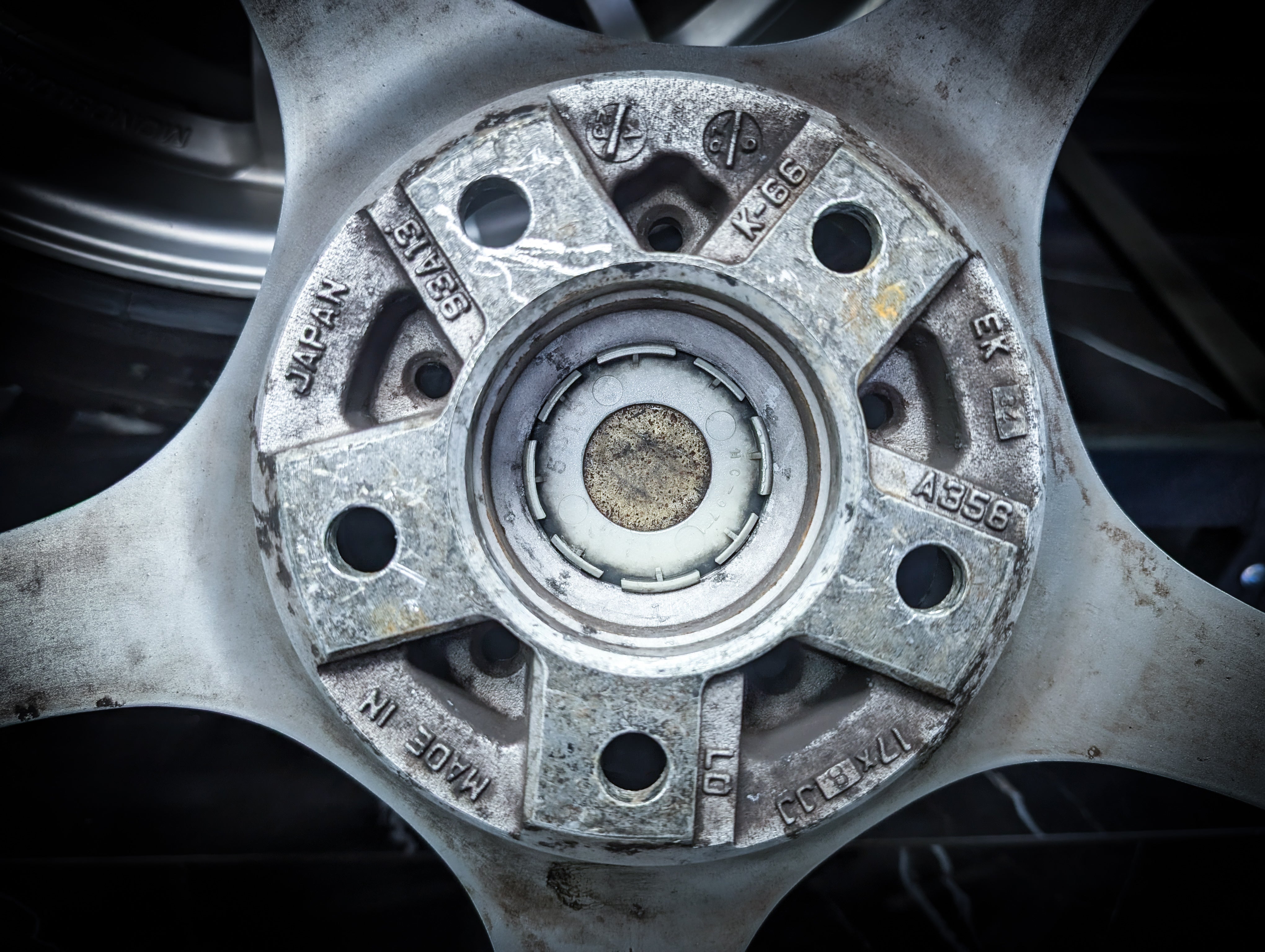 17" ENKEI Deep Dish Circular GTA Staggered Wheels x 4