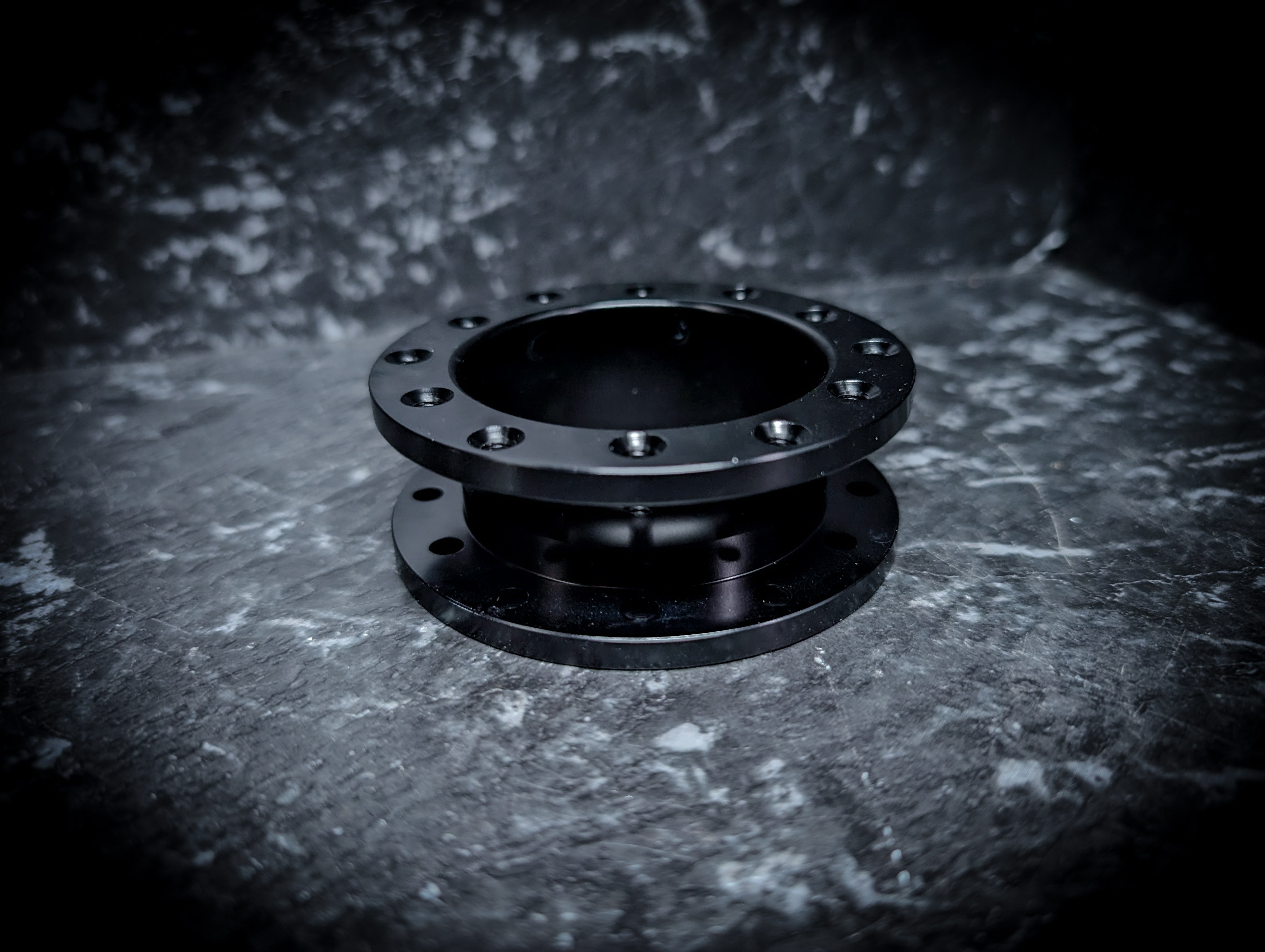 BLACK 30mm Aftermarket Steering Wheel Spacer