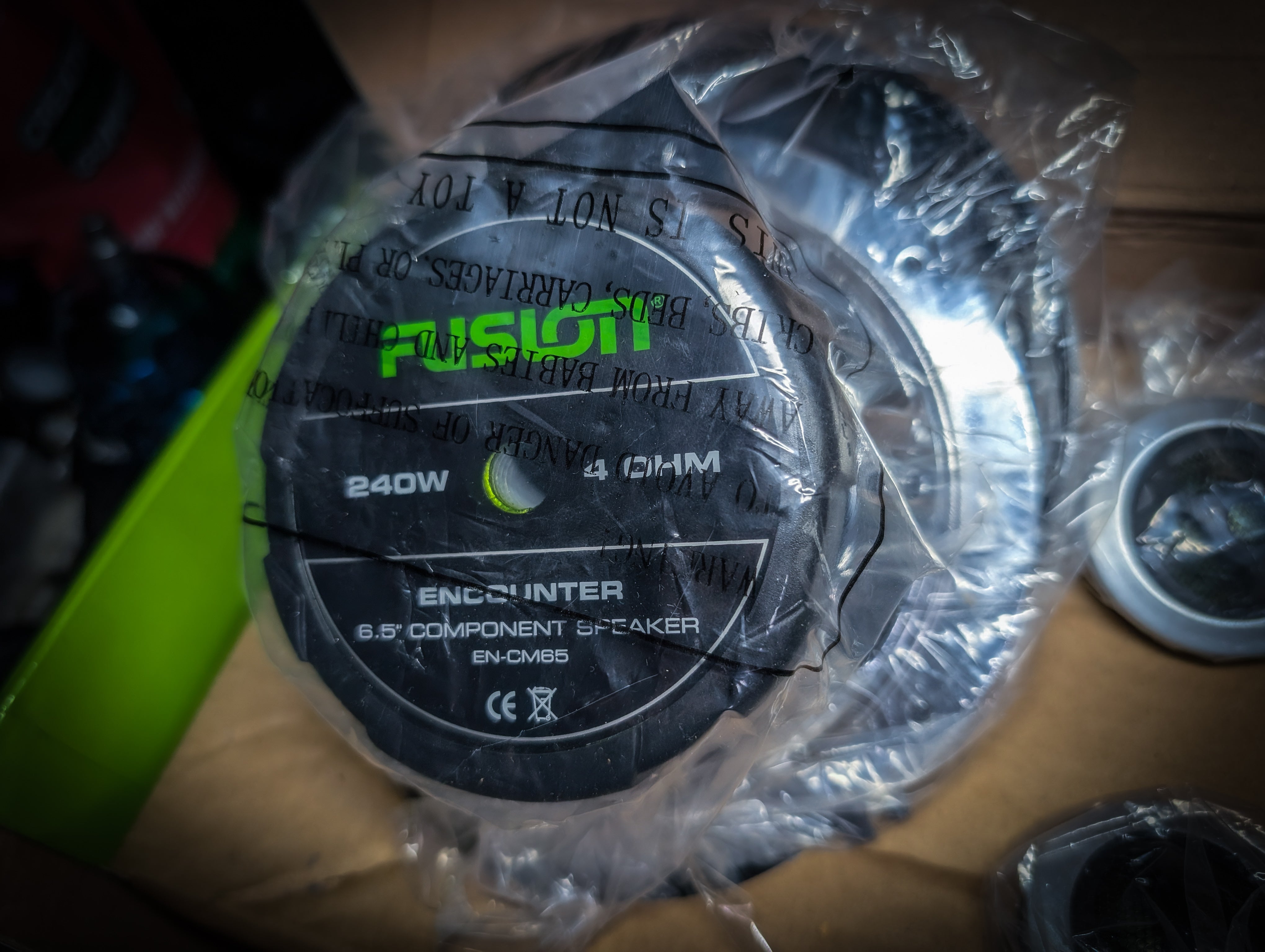 FUSION Encounter 240watt 6.5" Speakers, Tweeters and Splits ( New Old Stock )