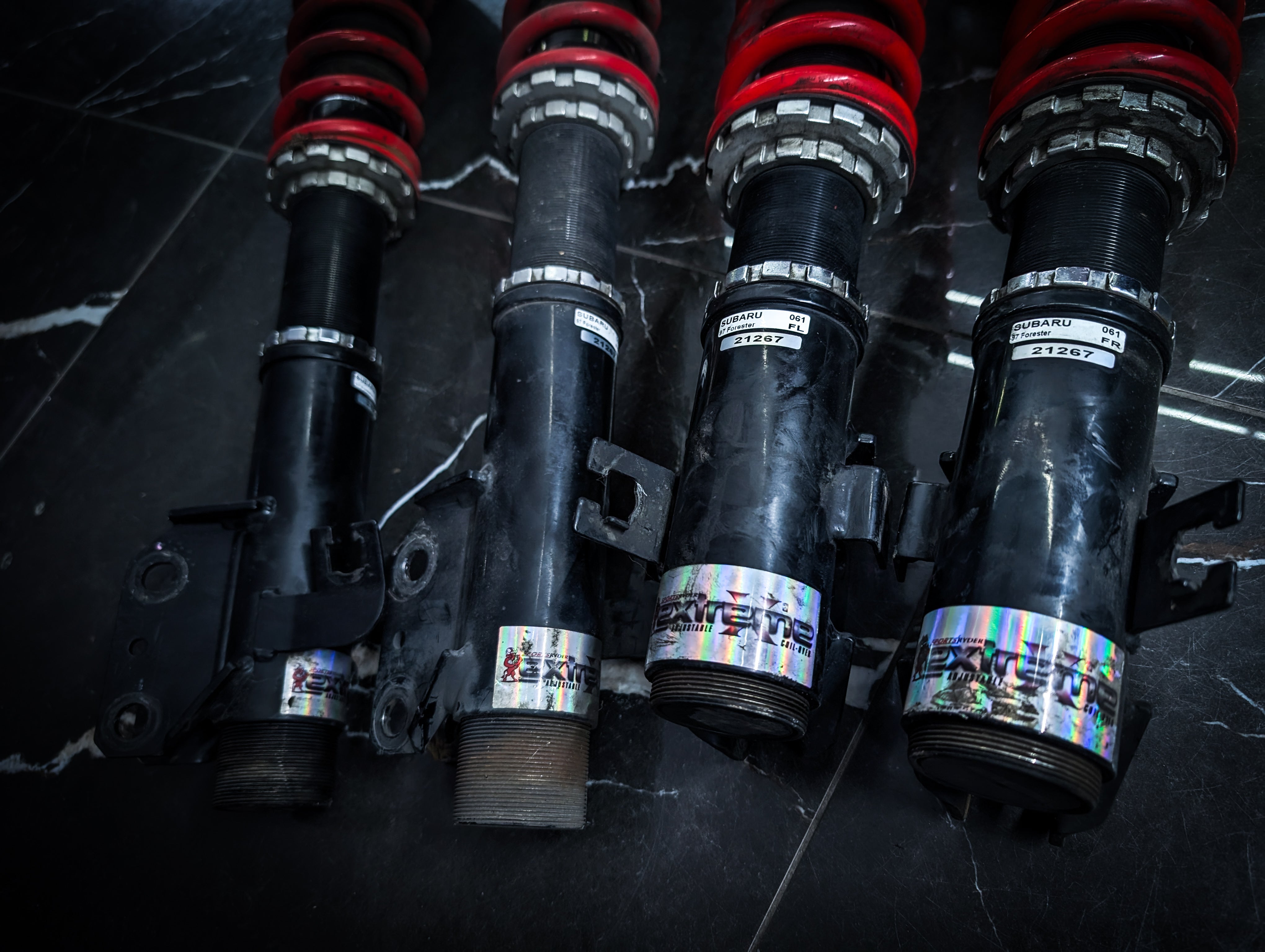 SUBARU Forester SF 97-02 PEDDERS Fully Adjustable Coilovers