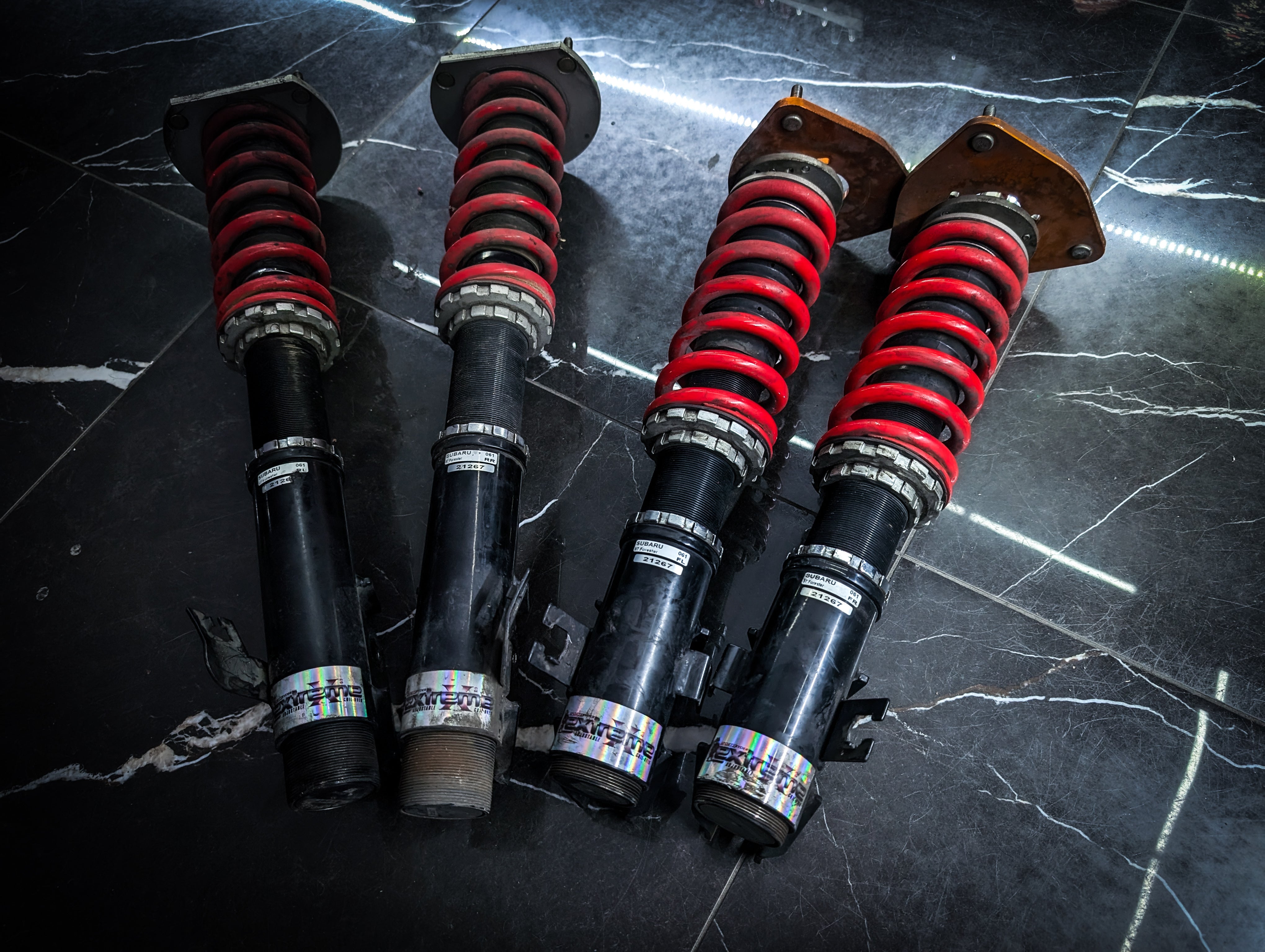 SUBARU Forester SF 97-02 PEDDERS Fully Adjustable Coilovers