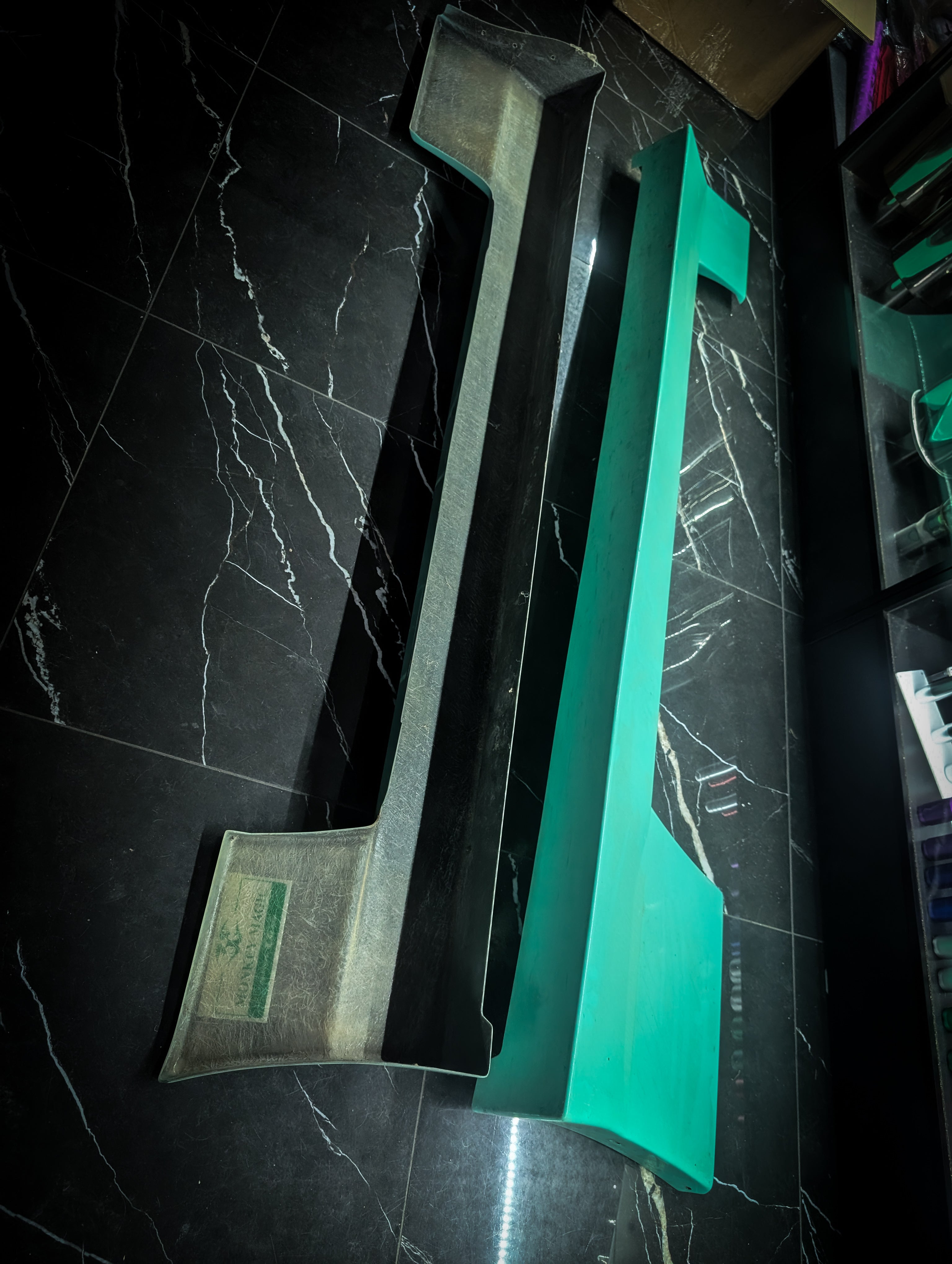 Nissan R32 Skyline Coupe Monkey Madness URAS Fibreglass Side Skirts