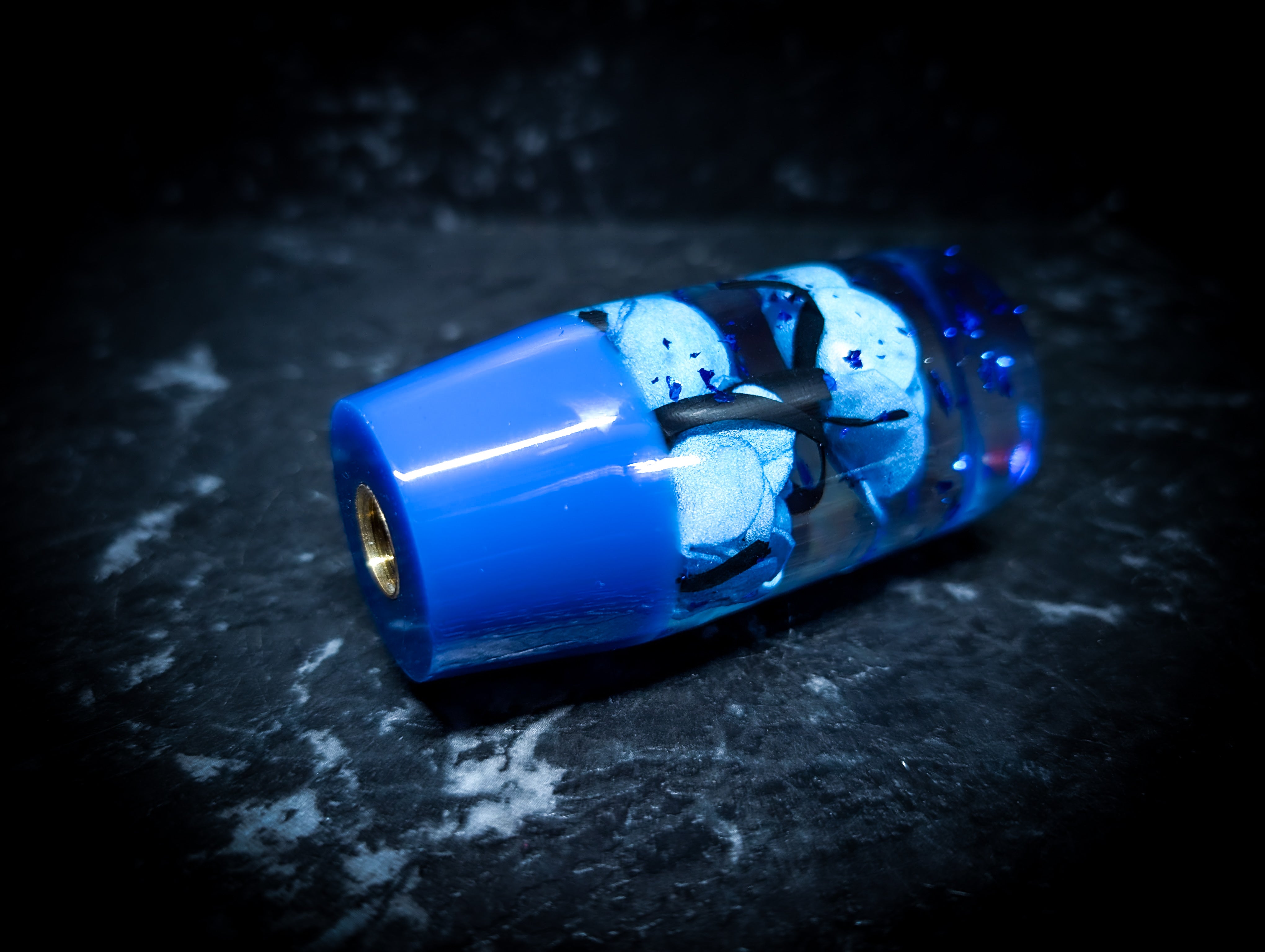 Glitter Blossom Acrylic Manual Gear Knobs