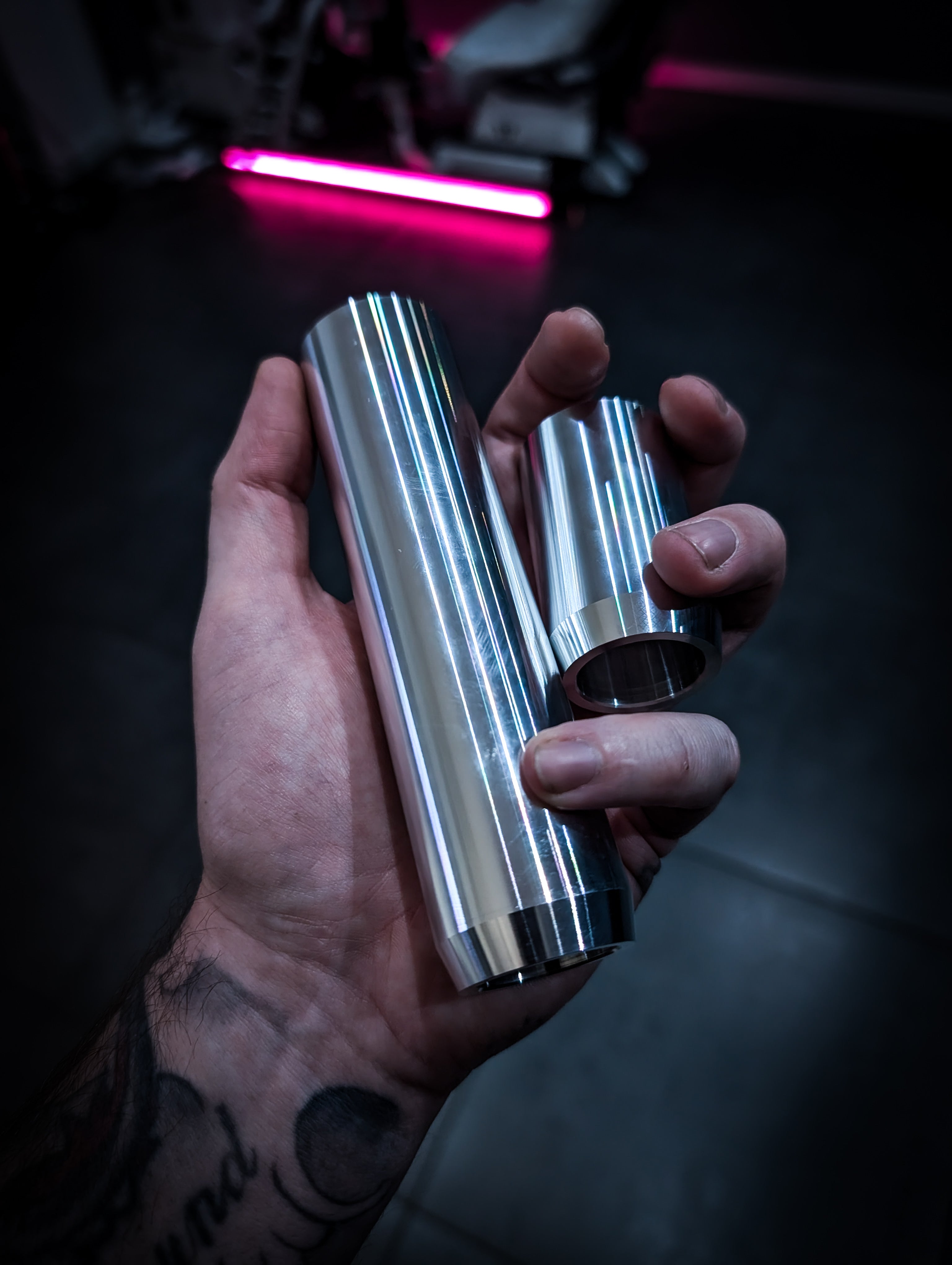 LAZER STEEL V2 Thick Grip Short or Tall Manual Gear Knobs