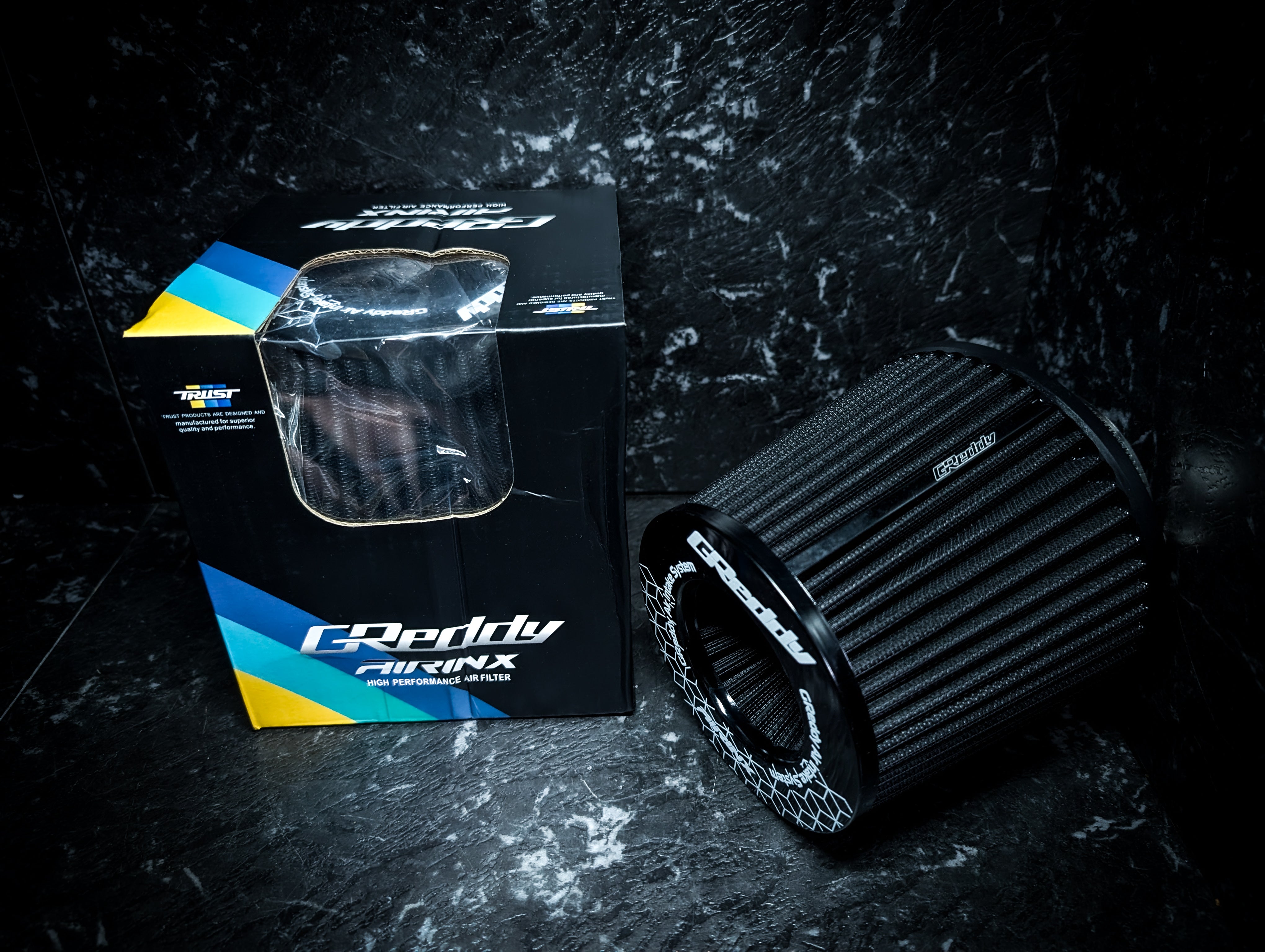 GREDDY AIRINX High Flow 3" Air Intake Pod Filter