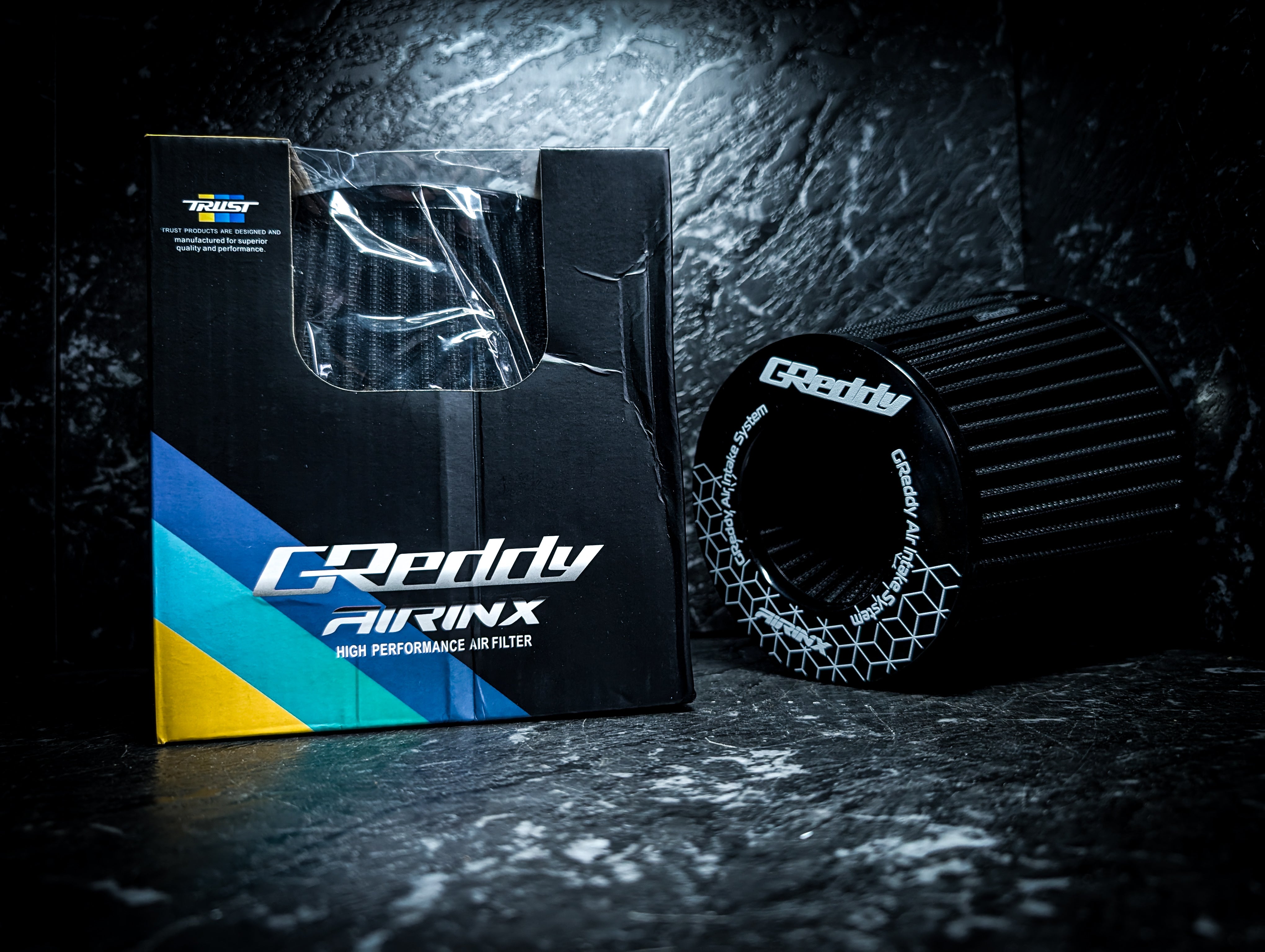 GREDDY AIRINX High Flow 3" Air Intake Pod Filter