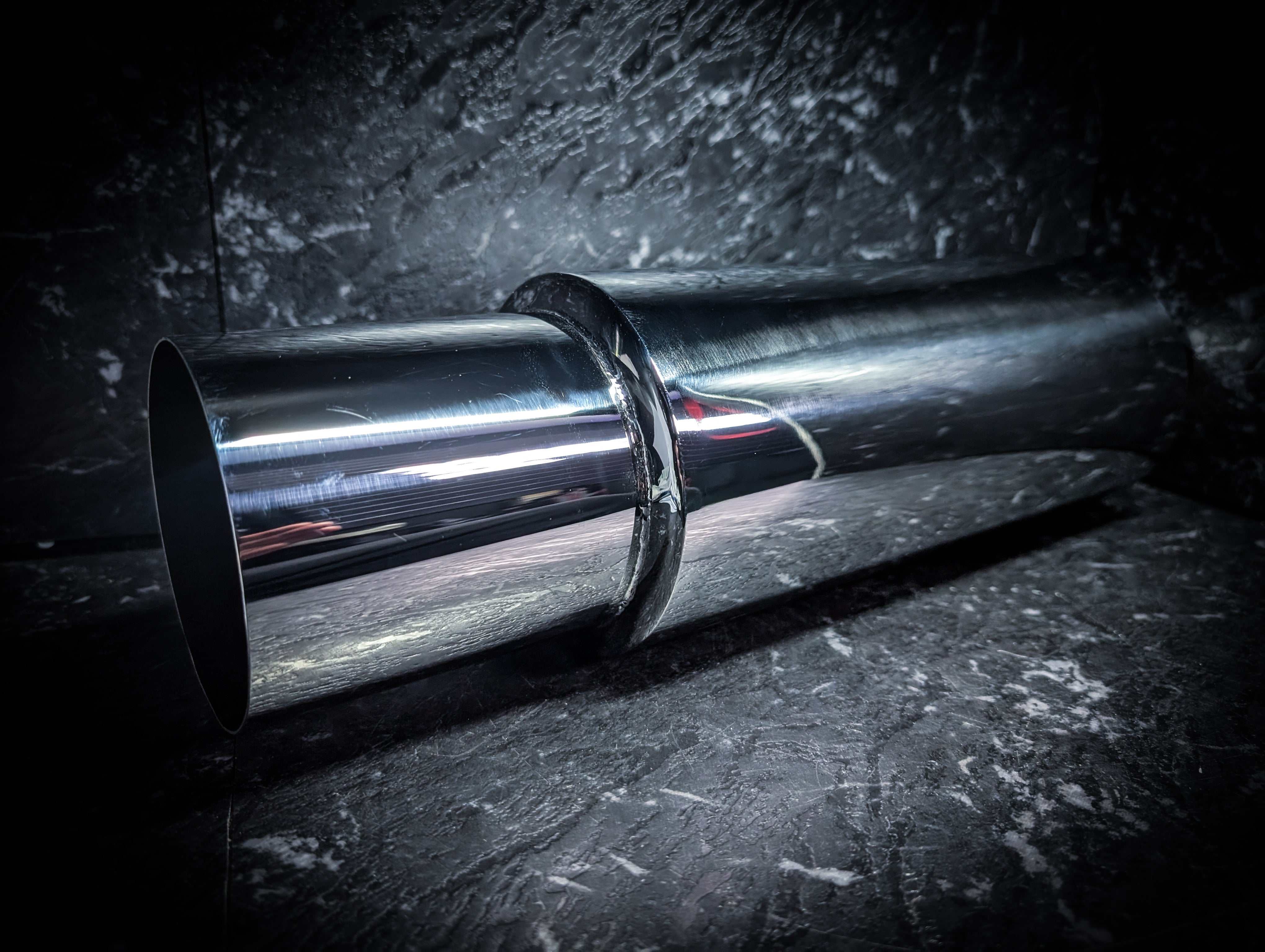 4" Tipped Stainless Steel Cannon Muffler