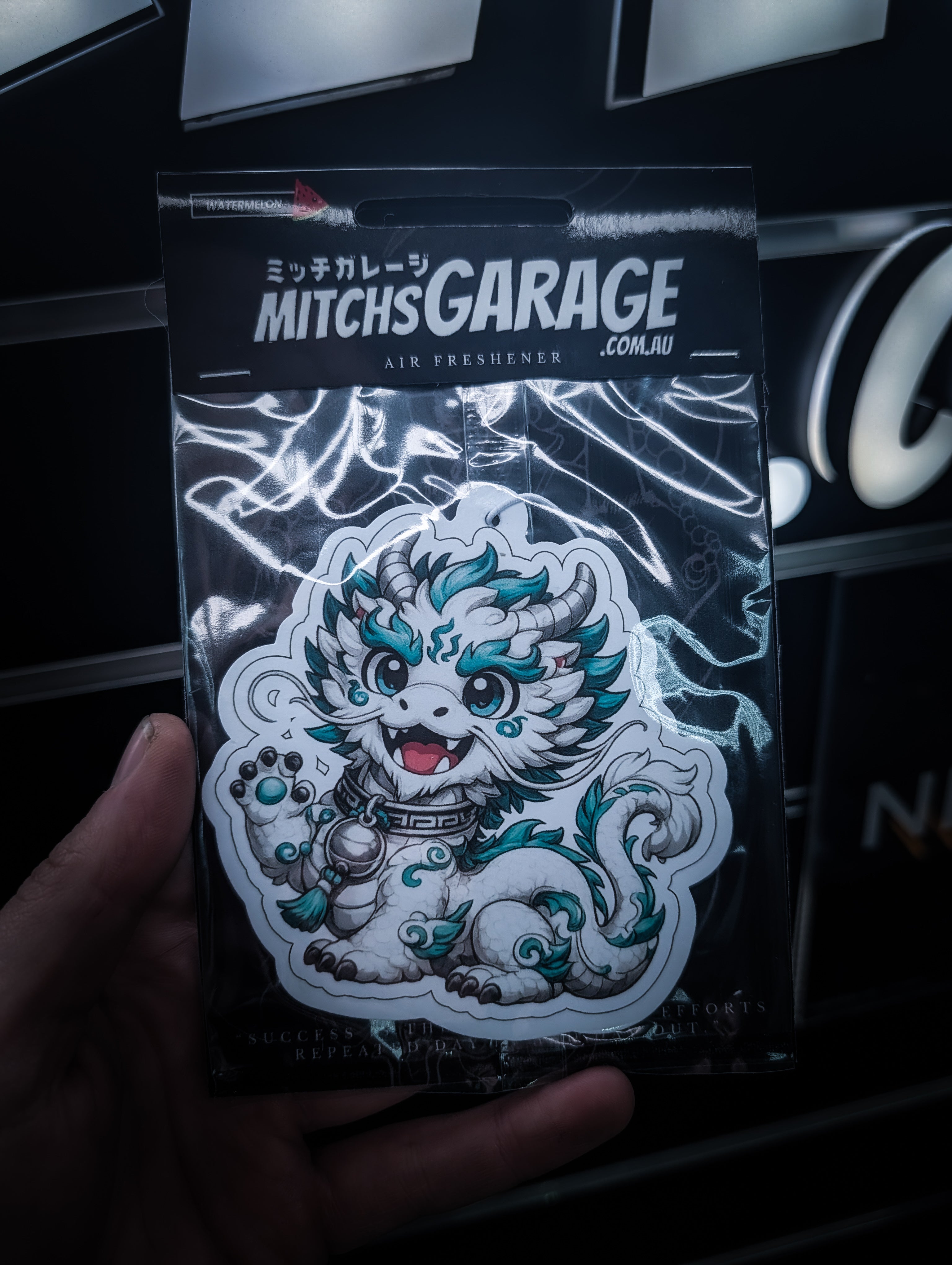 Mitch's Garage Baby Traditional Dragon Watermelon 🍉 Scented Premium Air Freshener (Copy)