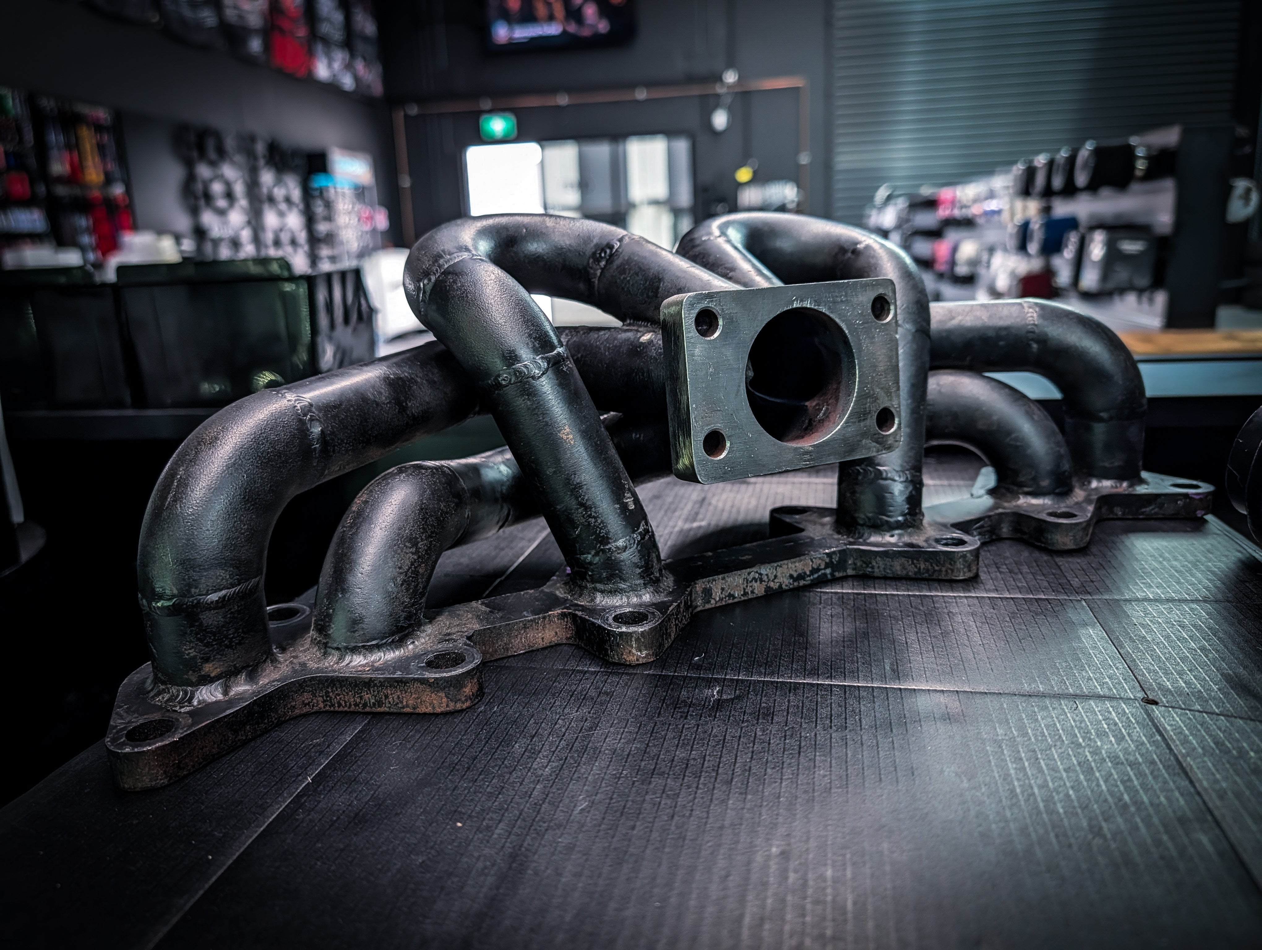 1JZ 650hp "PSR" Turbo and "HELPS" High Mount Stainless Manifold