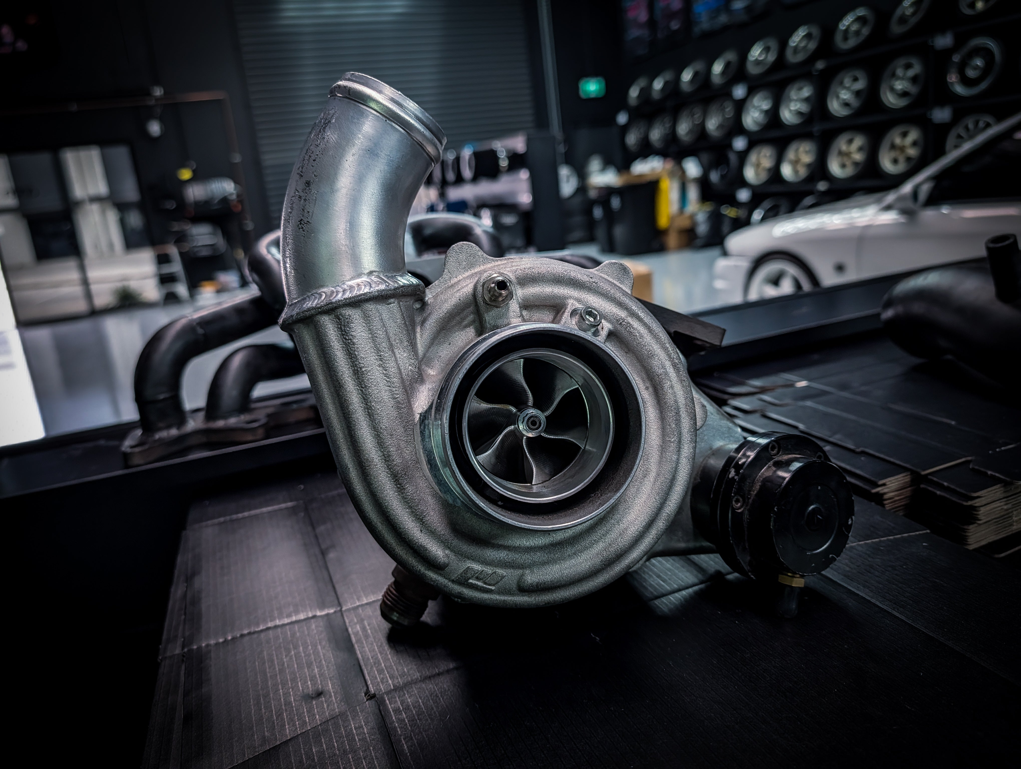 1JZ 650hp "PSR" Turbo and "HELPS" High Mount Stainless Manifold