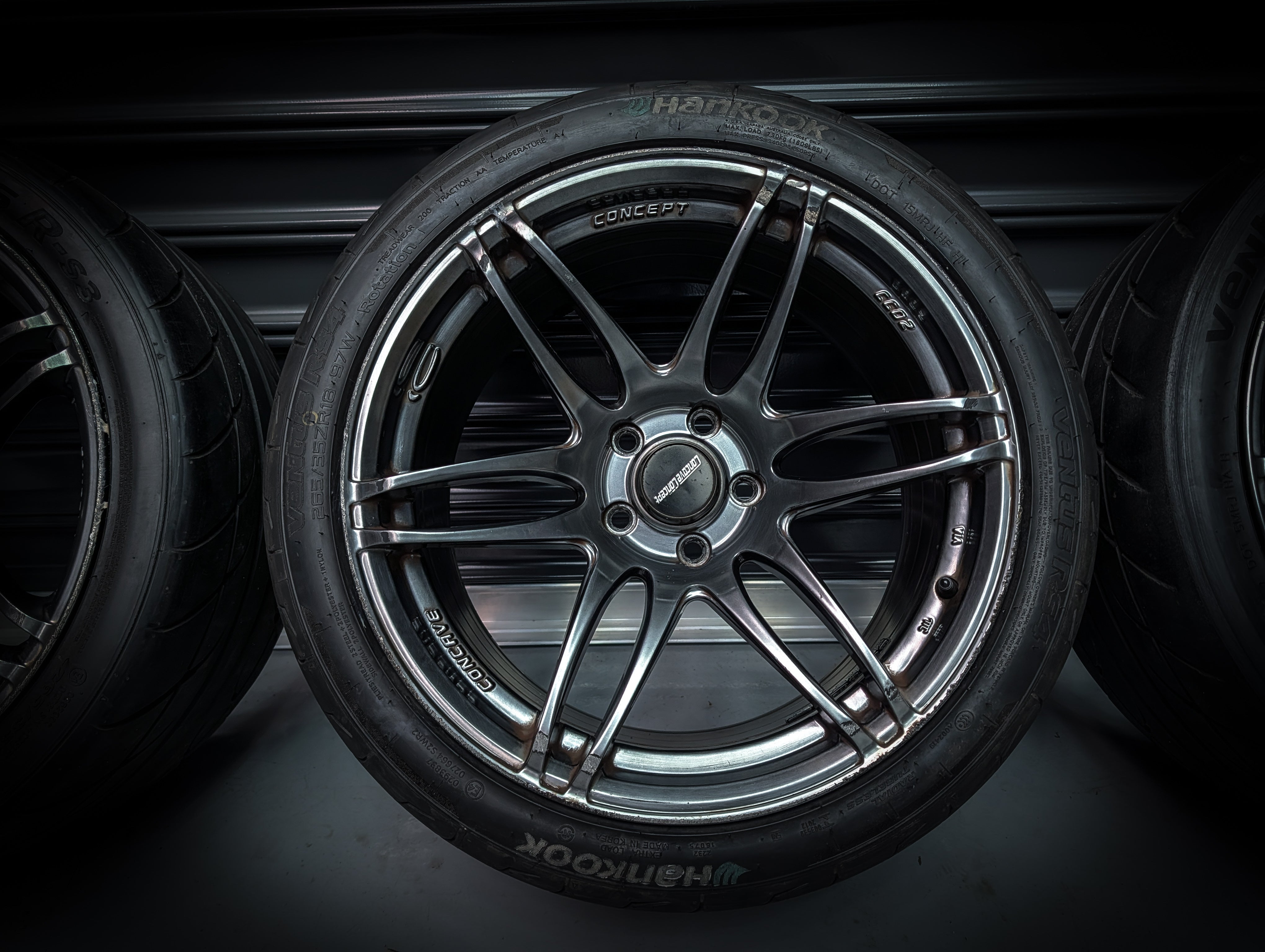 18" Concept Concave Gunmetal Wheels x 4
