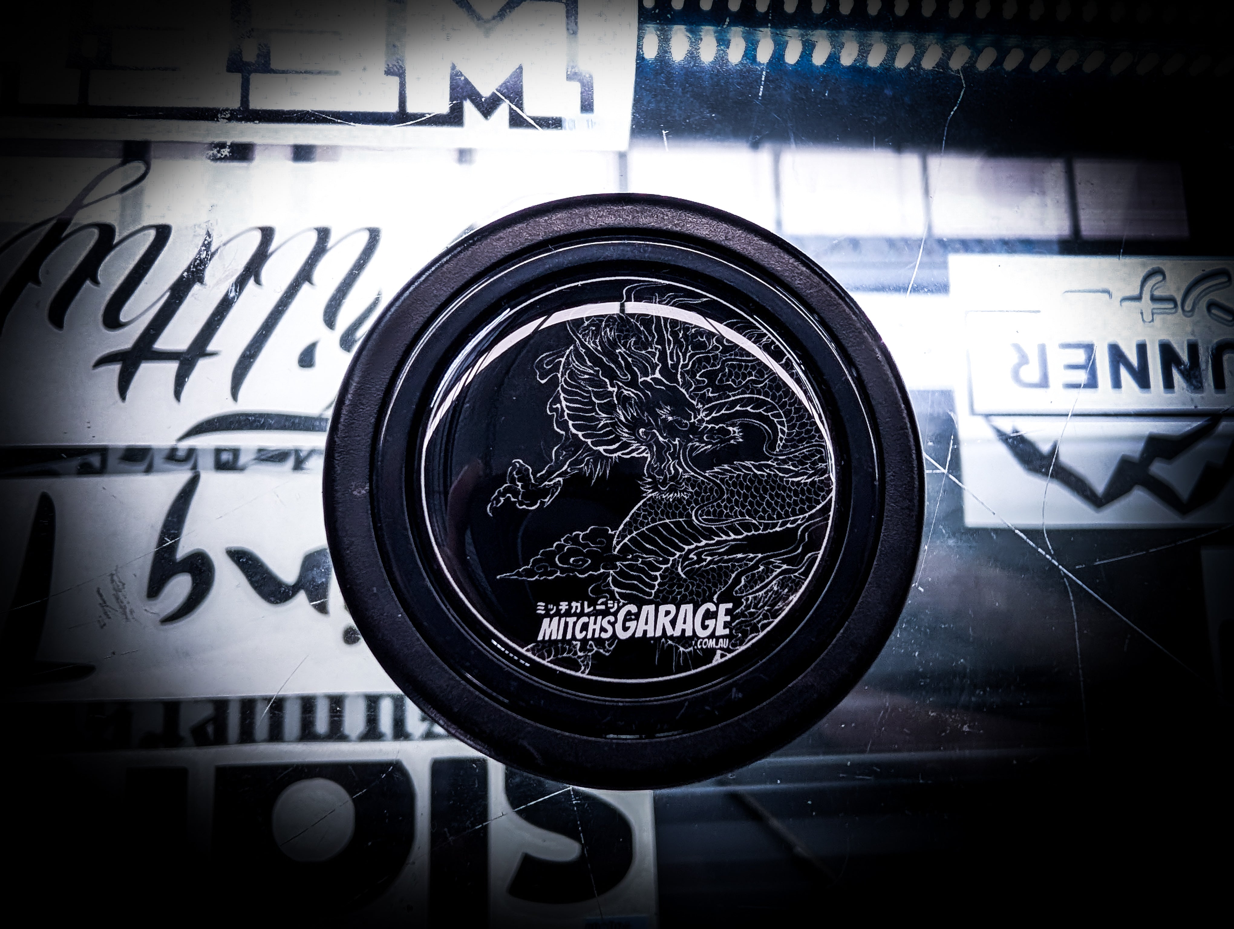 Traditional Dragon Steering Wheel Horn Button