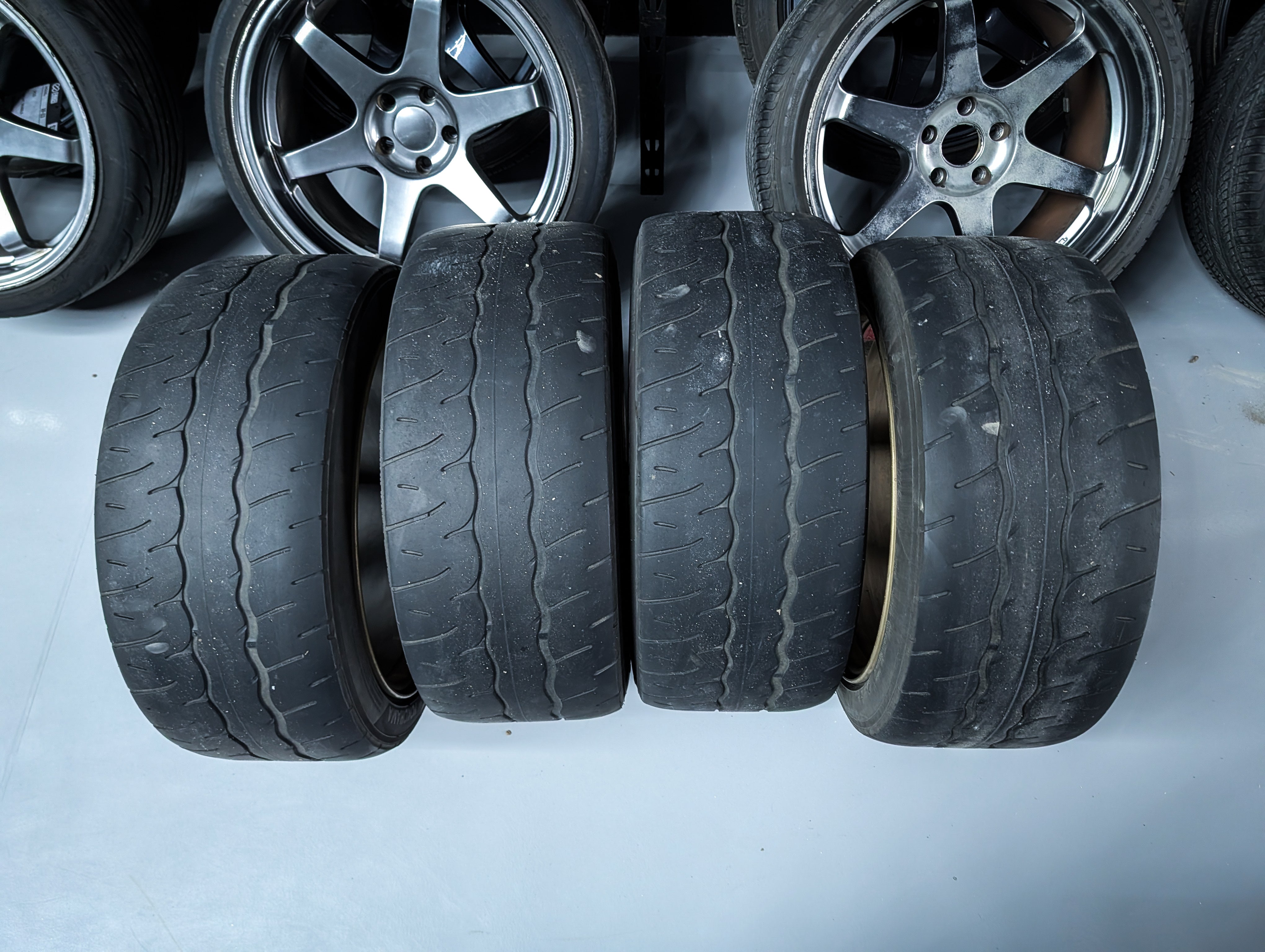 18" Volk Rays TE37 SL Gold Wheels x 4