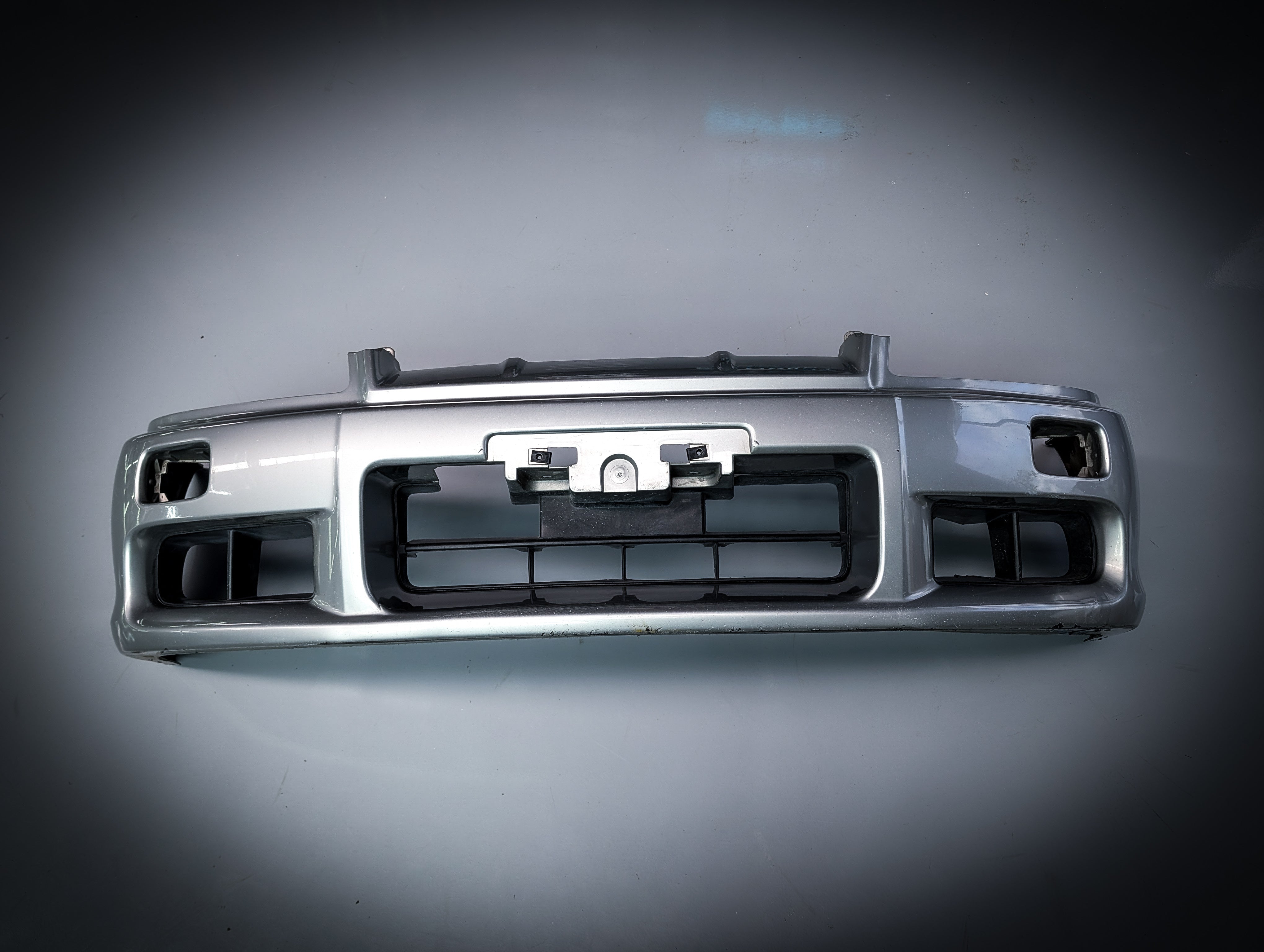 Nissan Skyline R34 Coupe Silver OEM Front Bar