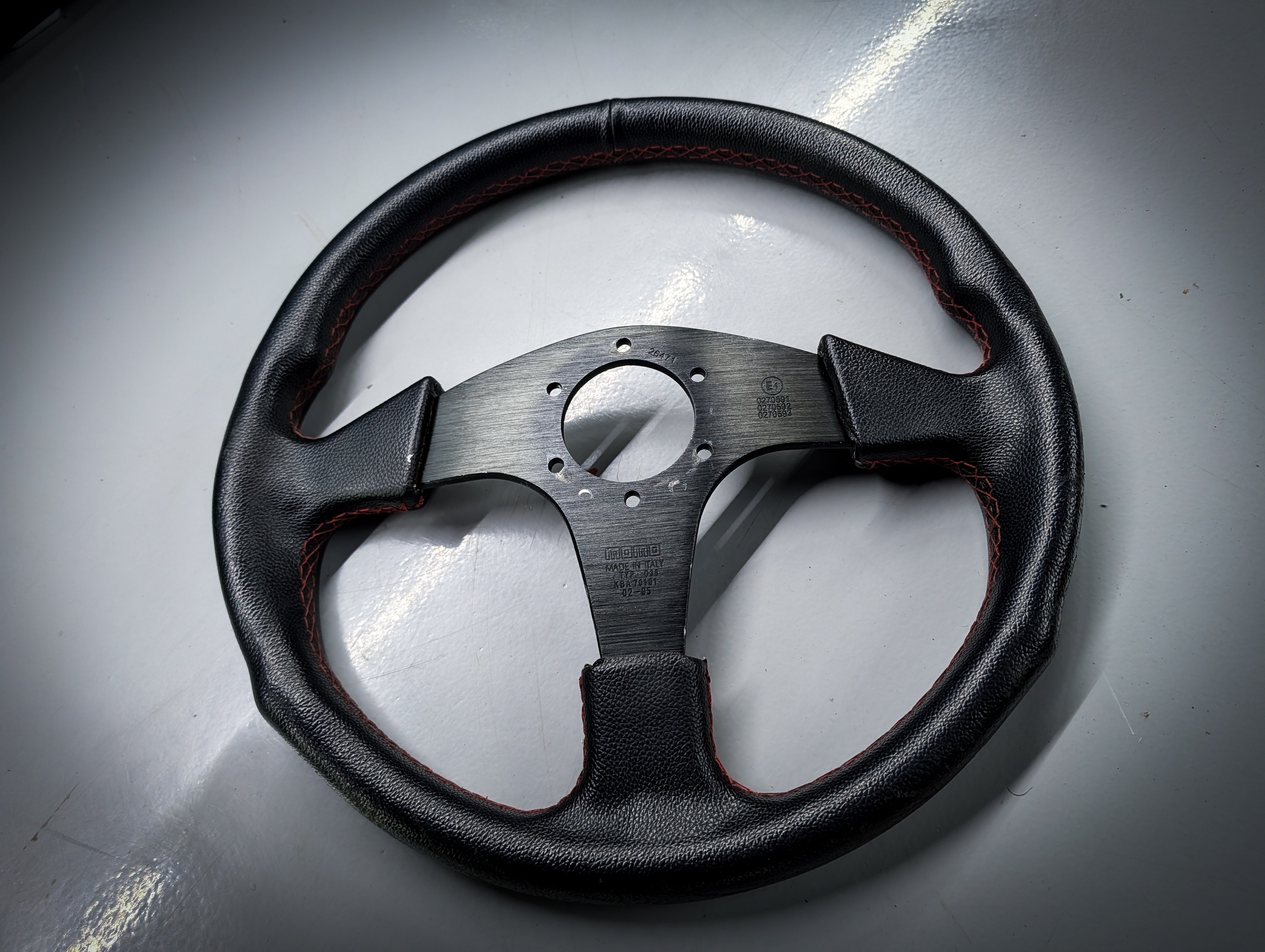 Early MOMO TYP D36 Steering Wheel 350mm