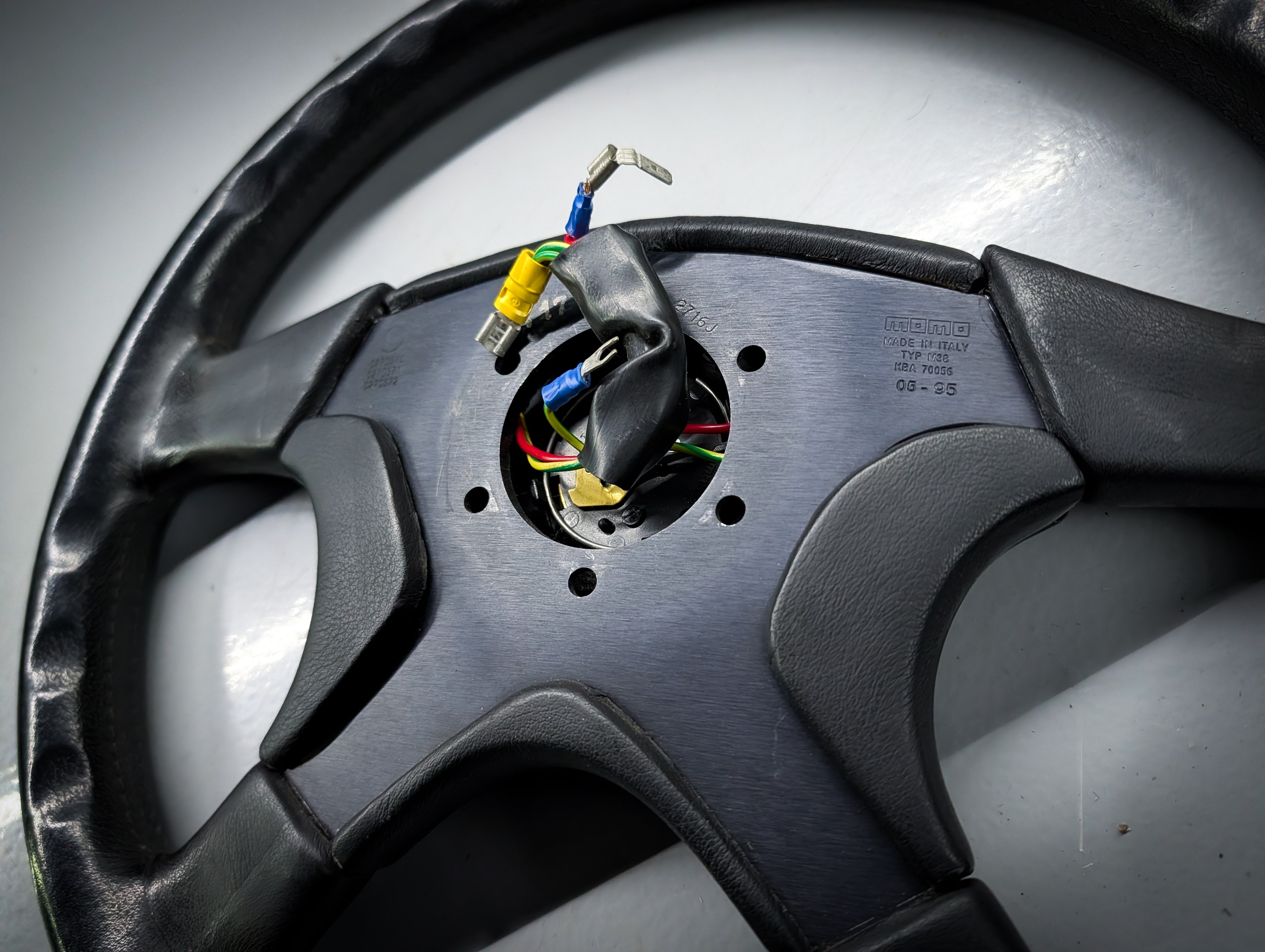Early MOMO TYP M38 Steering Wheel 350mm