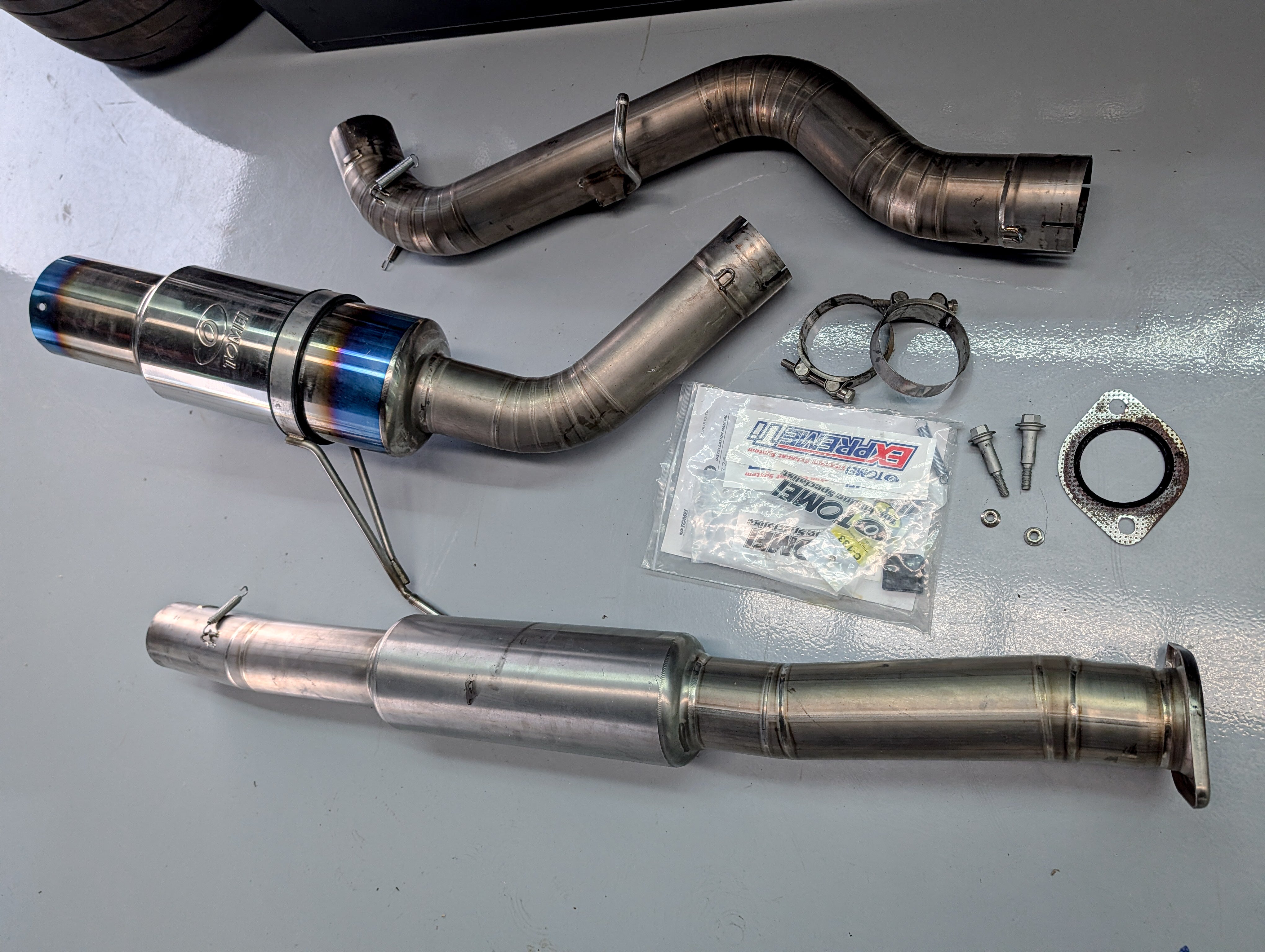 2015-2021 Subaru WRX / STI / Levorg 3" TOMEI TI Extreme Titanium Catback Exhaust System