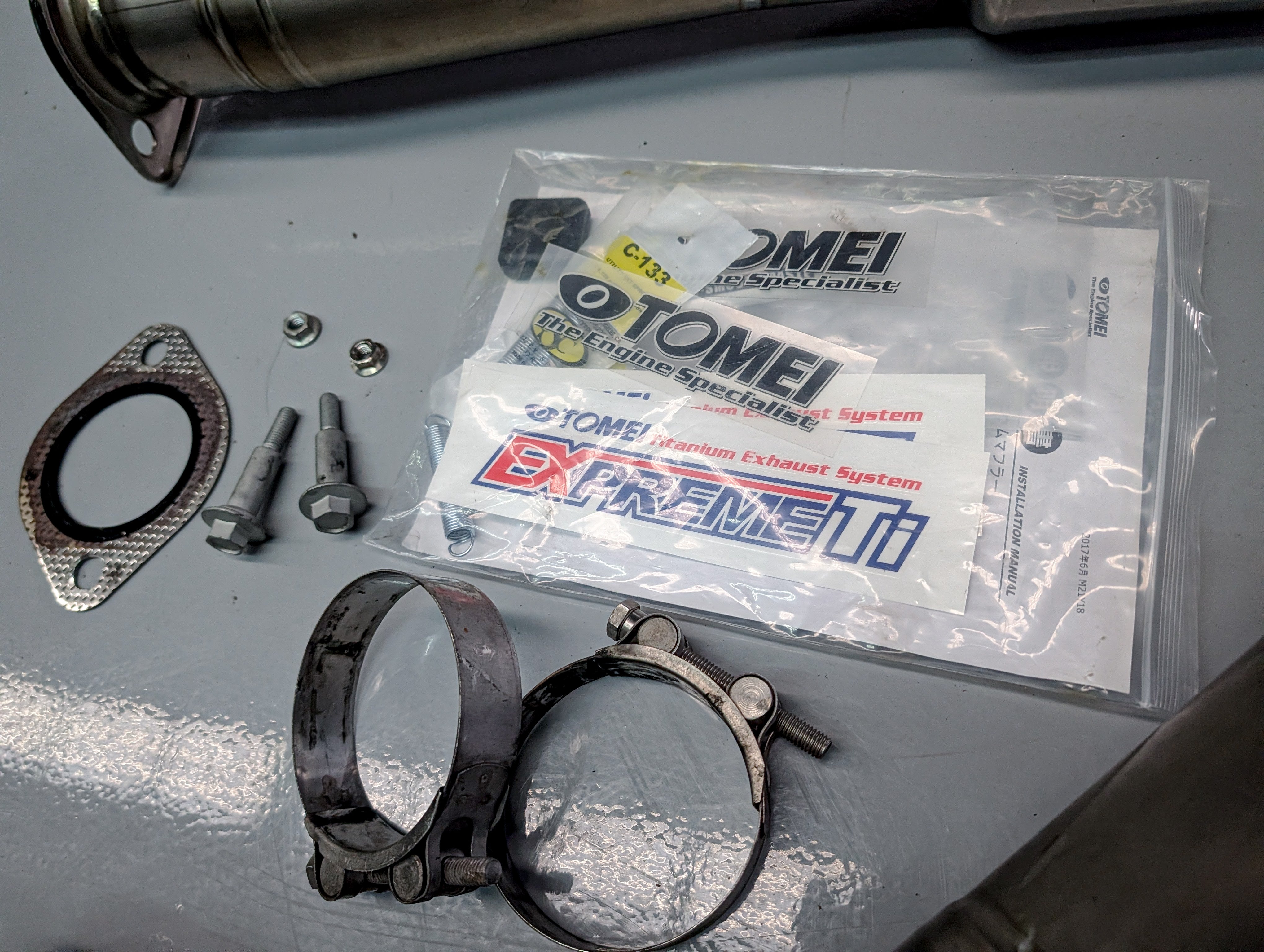 2015-2021 Subaru WRX / STI / Levorg 3" TOMEI TI Extreme Titanium Catback Exhaust System