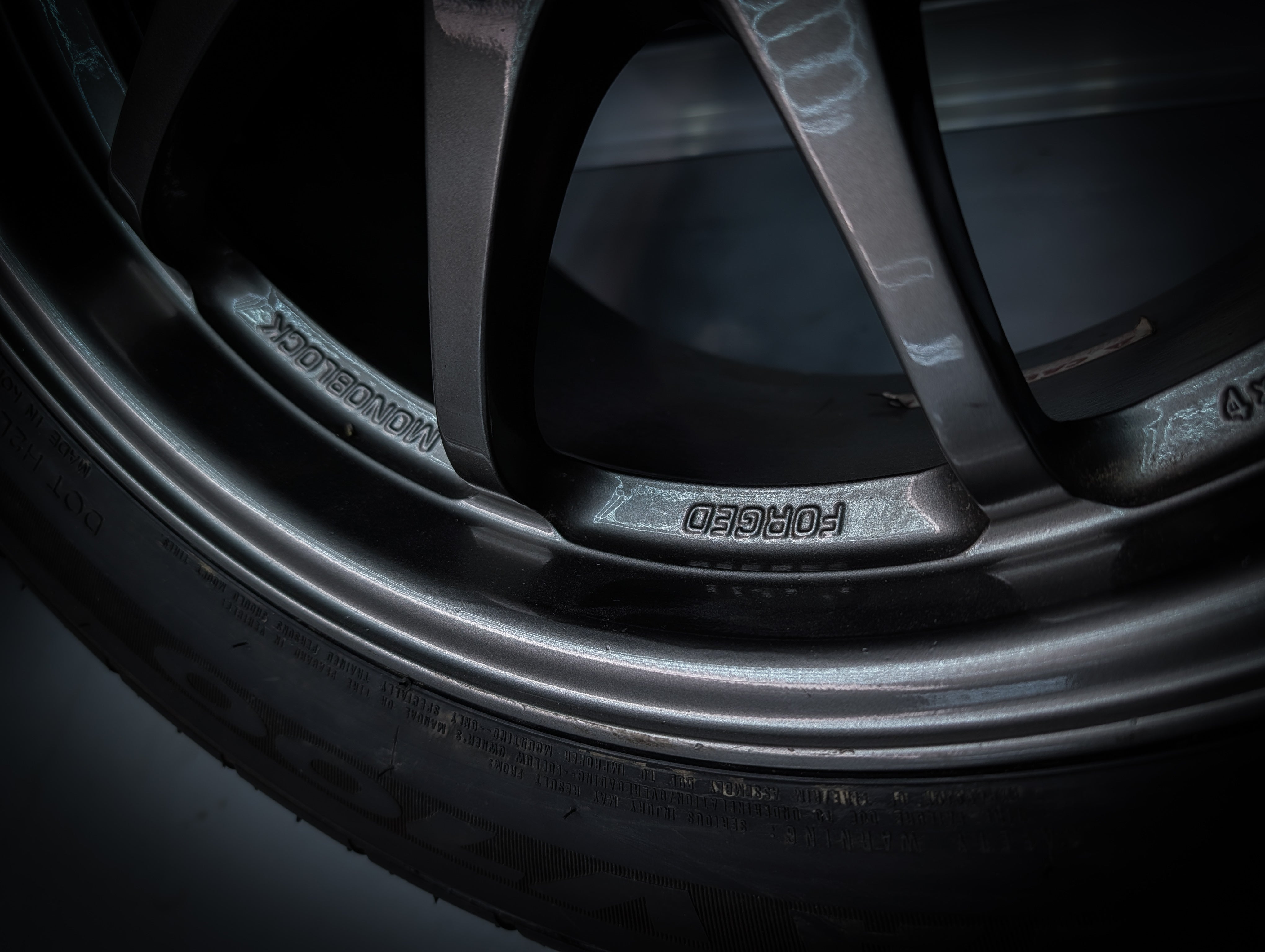 17" VOLK RAYS CE28 Staggared Wheels x 4