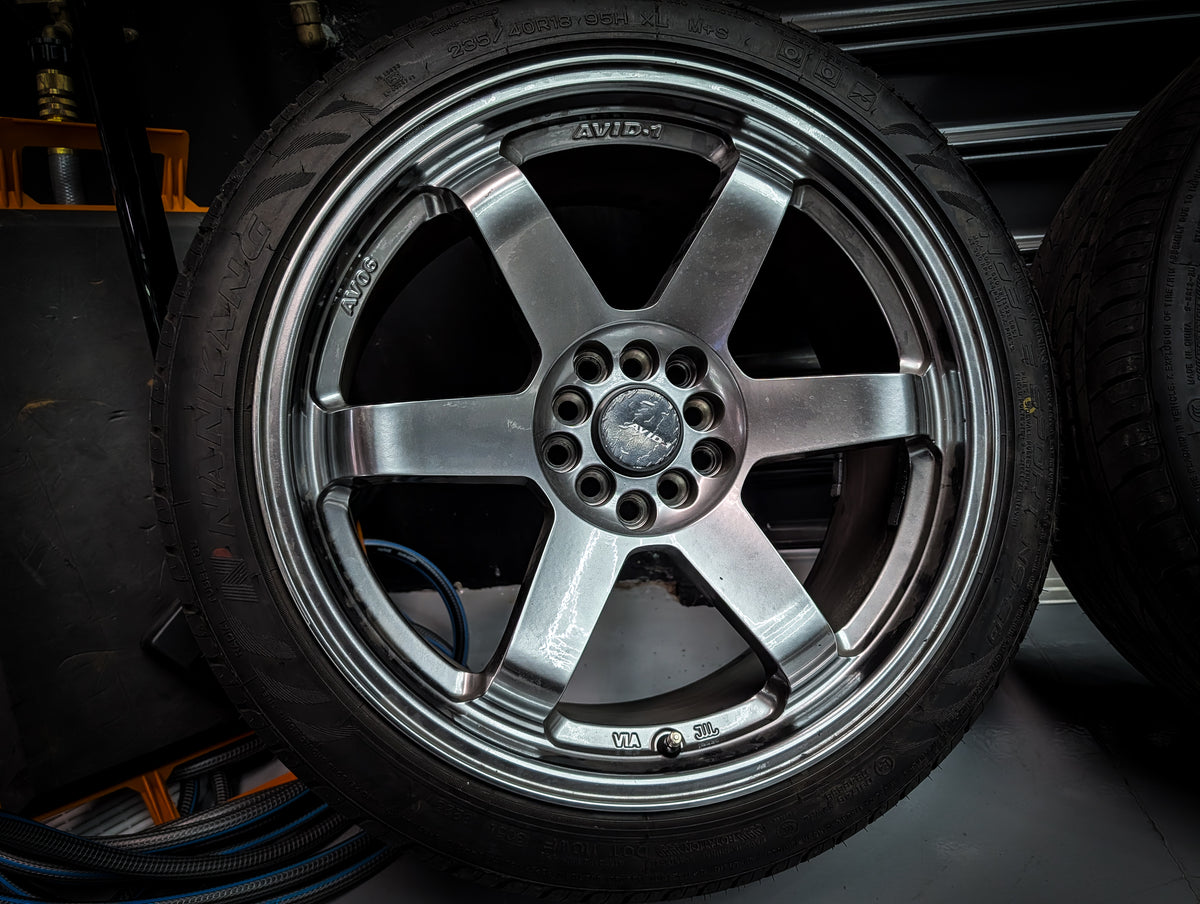 18" AVID 06 Gunmetal Wheels x 4