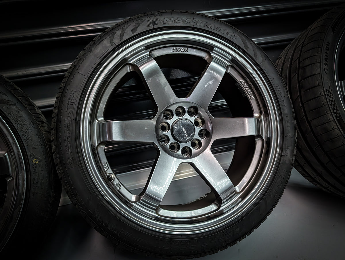 18" AVID 06 Gunmetal Wheels x 4