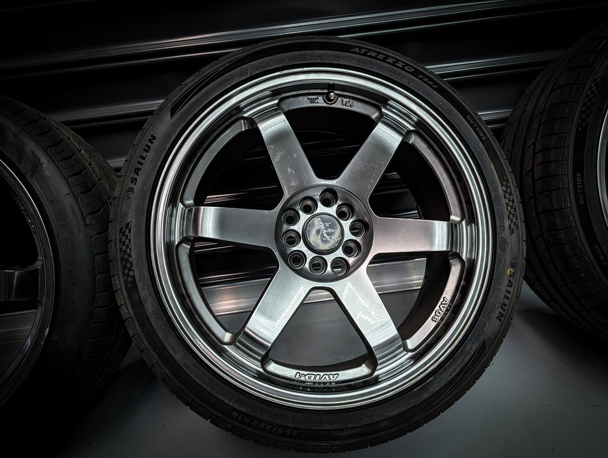 18" AVID 06 Gunmetal Wheels x 4