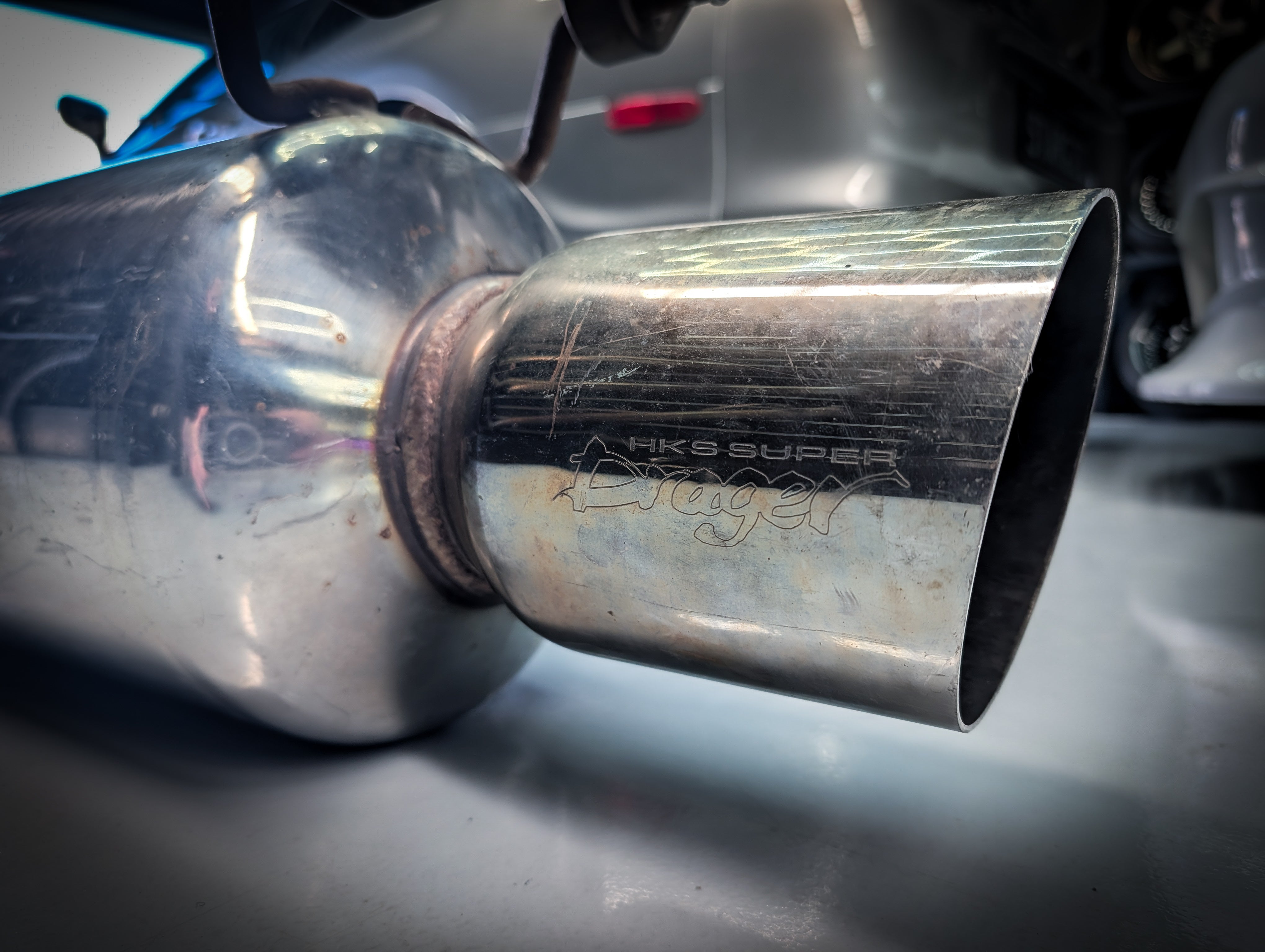 4" Nissan R33 GTR HKS Super Drager Jasma Exhaust Cannon