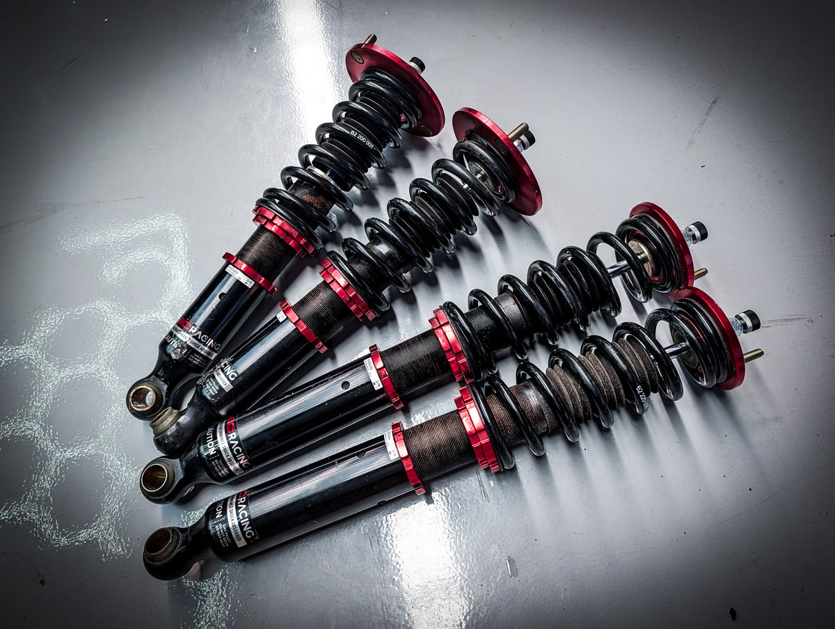 NISSAN R32 Skyline GTST/GTS Coupe and Sedan BC RACING REDS Adjustable Coilovers Set