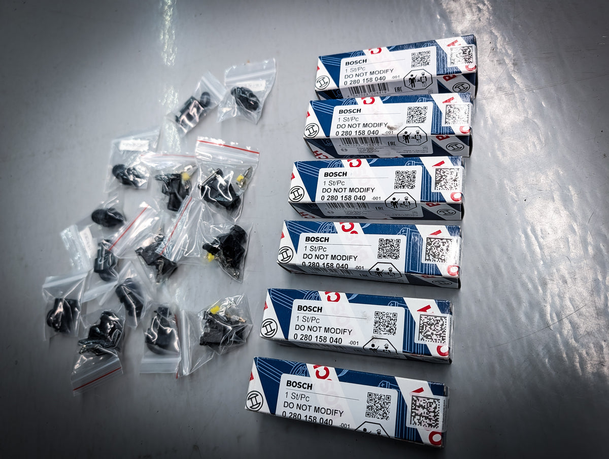 BOSCH 1100cc INJECTORS E85 Safe ( 0 280 158 040 ) x 6 Brand New