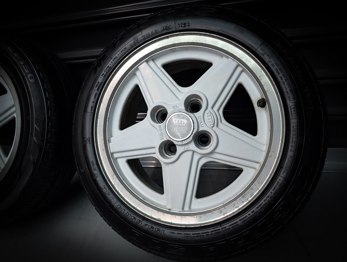 14" WEDS GTR Twin Cam Wheels x 4