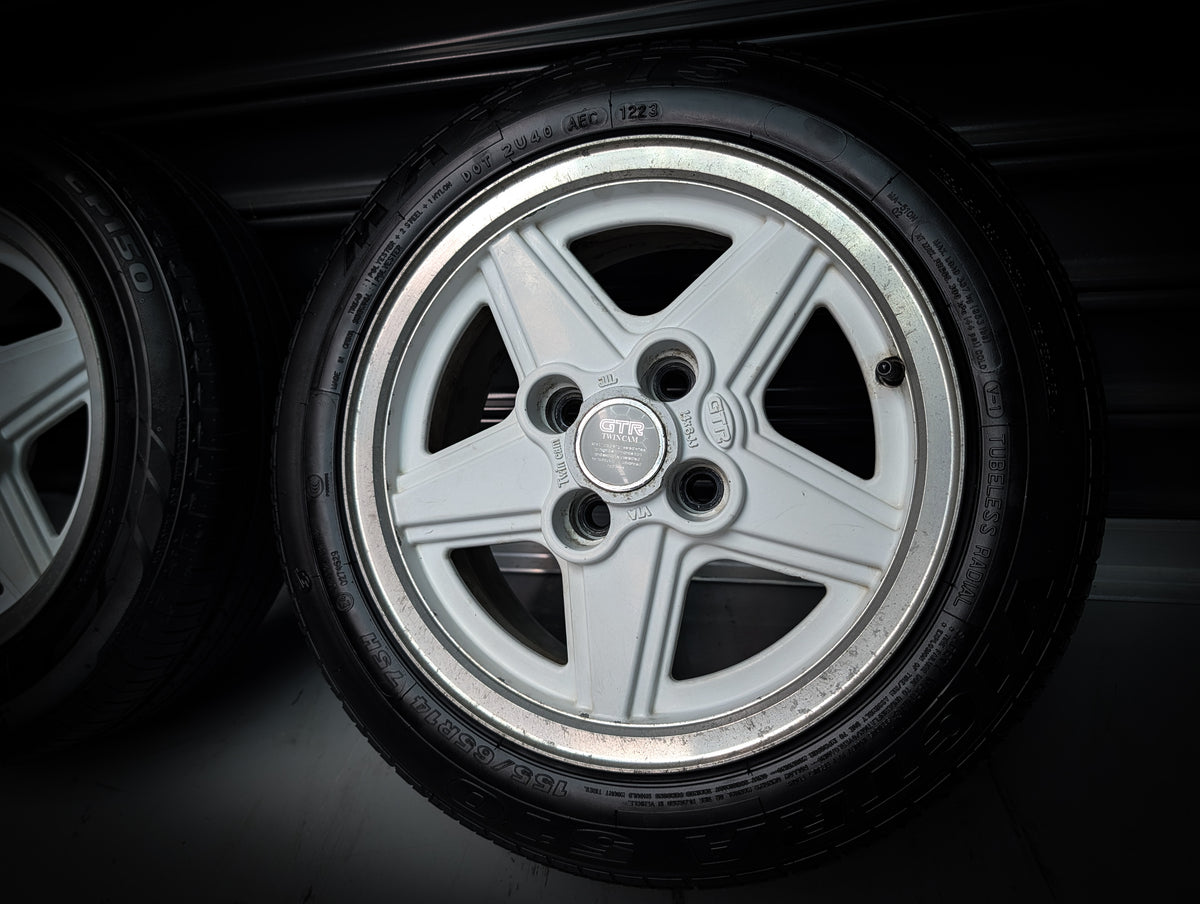 14" WEDS GTR Twin Cam Wheels x 4