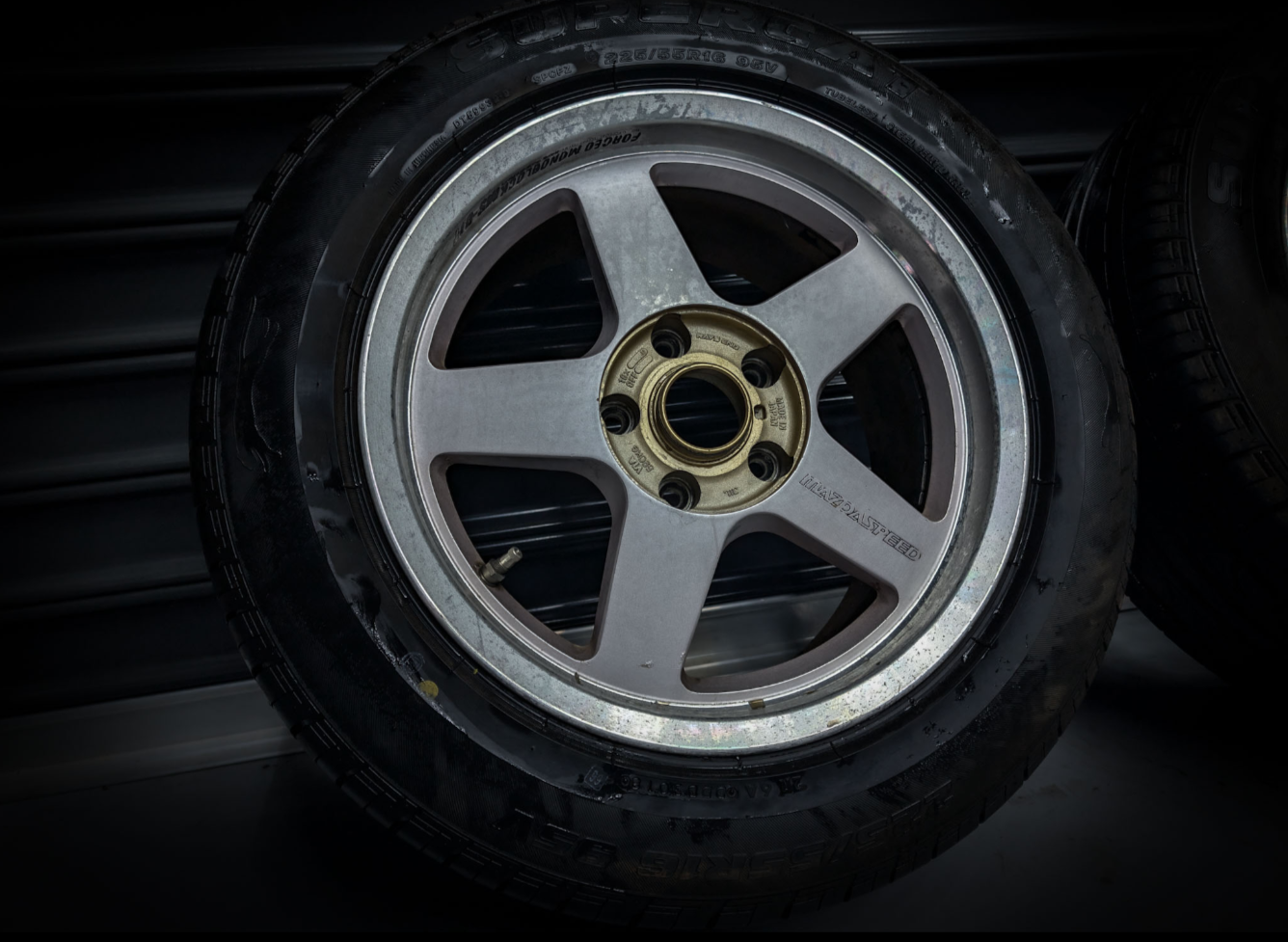 16" MAZDASPEED Rays MS-01 Monoblock Staggared Wheels x 4