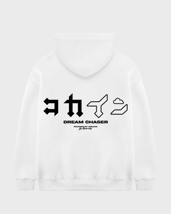 KOKAINE ~ "Dream Chaser" Hoodie // CHAMPIONSHIP WHITE